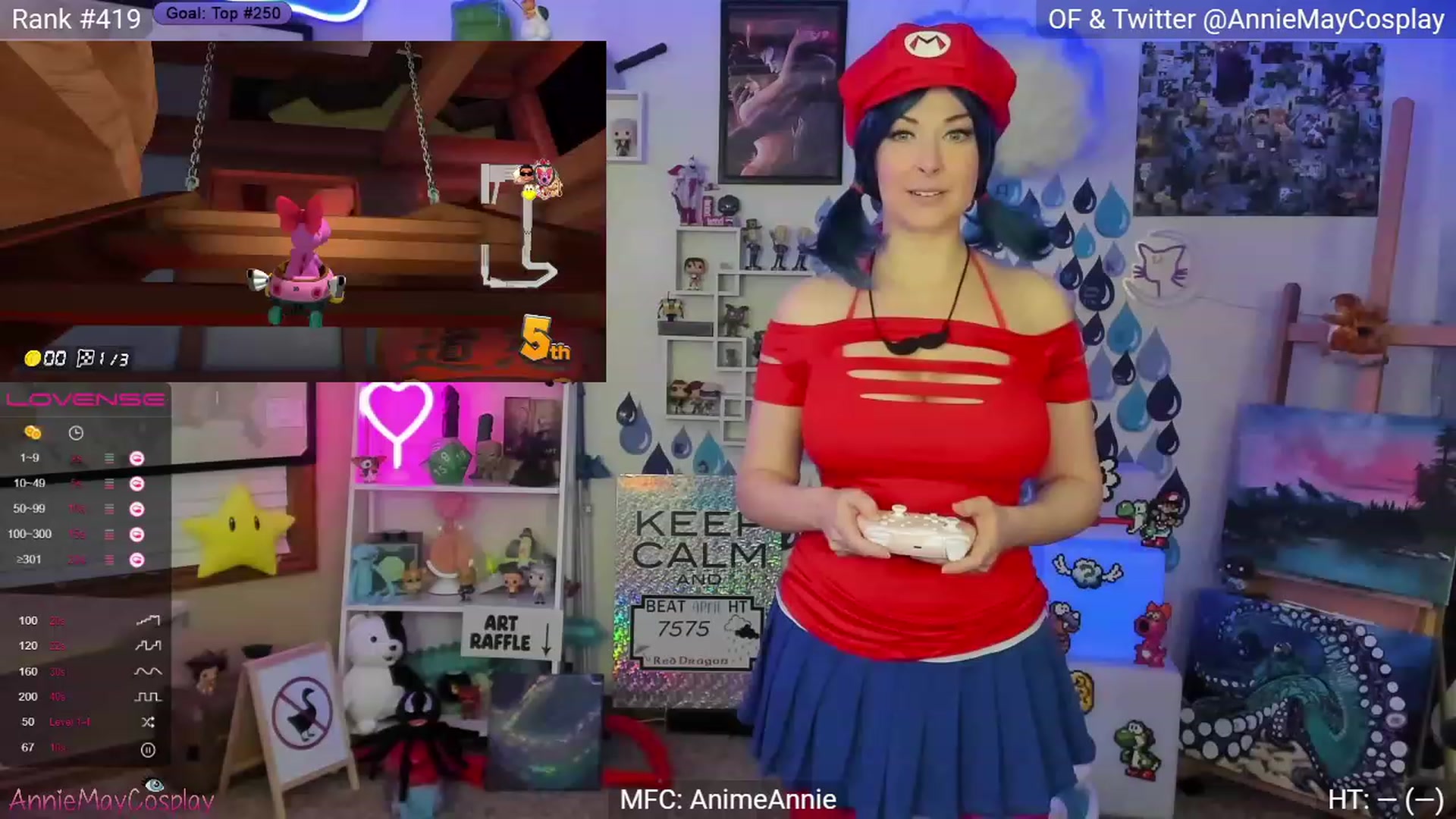 Gallery image thumbnail from AnimeAnnie's myfreecams stream on, 04/25/2023, 24:33 image 9 of 20