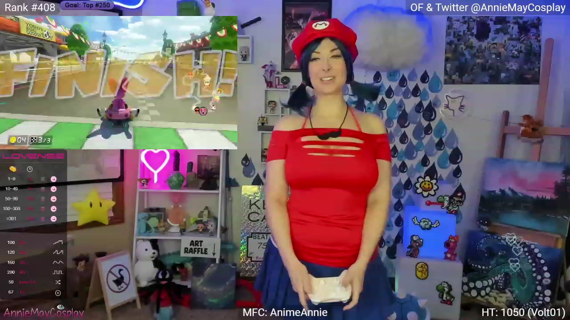 Gallery image thumbnail from AnimeAnnie's myfreecams stream on, 04/25/2023, 24:33 image 20 of 20