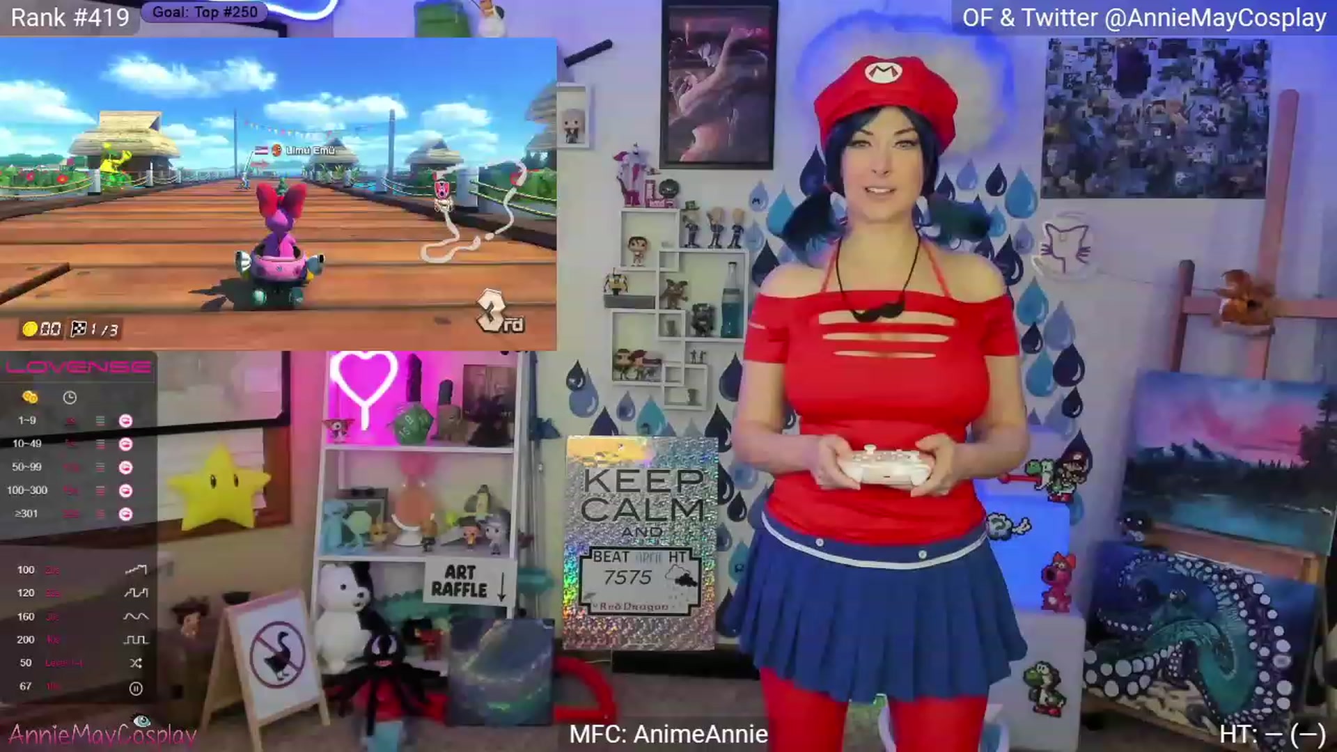 Gallery image thumbnail from AnimeAnnie's myfreecams stream on, 04/25/2023, 24:33 image 12 of 20