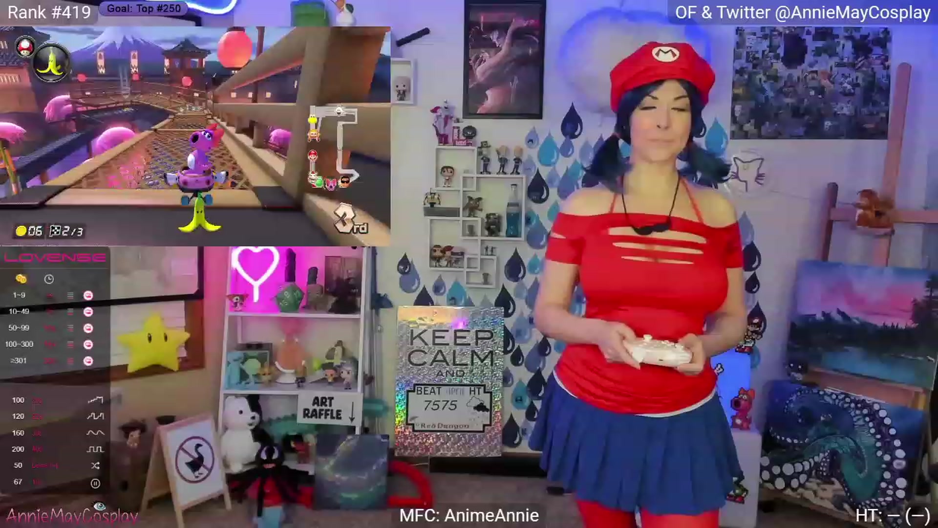 Gallery image thumbnail from AnimeAnnie's myfreecams stream on, 04/25/2023, 24:33 image 10 of 20