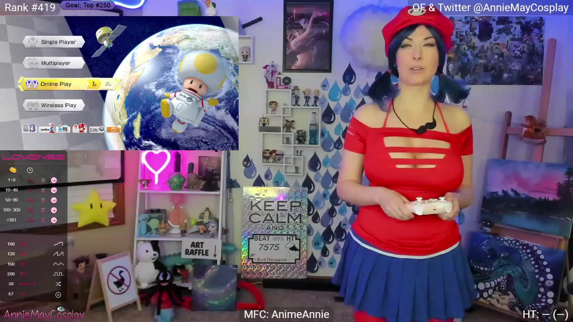 Gallery image thumbnail from AnimeAnnie's myfreecams stream on, 04/25/2023, 24:33 image 5 of 20
