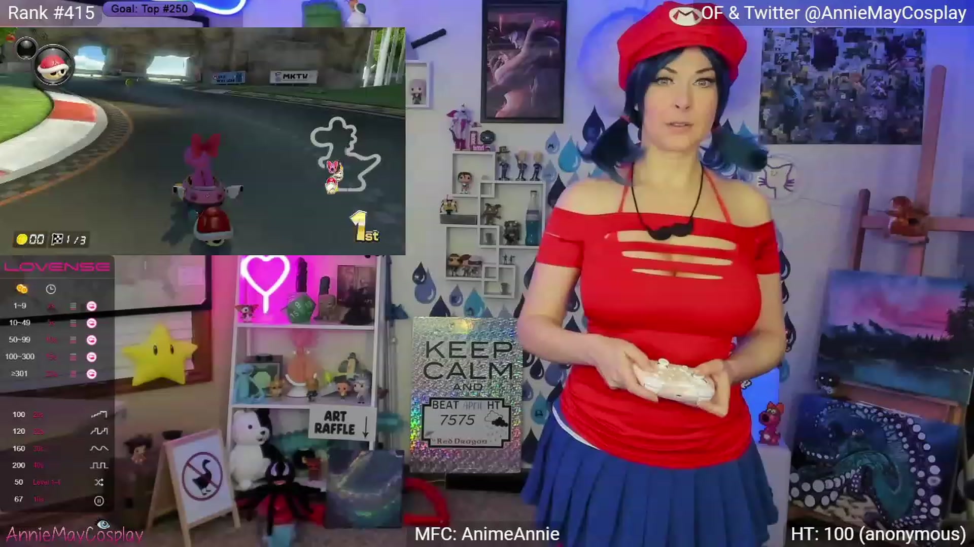 Gallery image thumbnail from AnimeAnnie's myfreecams stream on, 04/25/2023, 24:33 image 18 of 20
