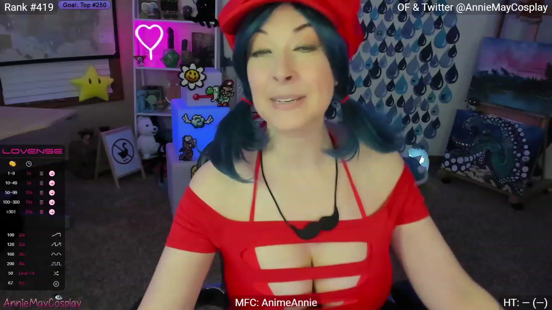 Gallery image thumbnail from AnimeAnnie's myfreecams stream on, 04/25/2023, 24:33 image 1 of 20