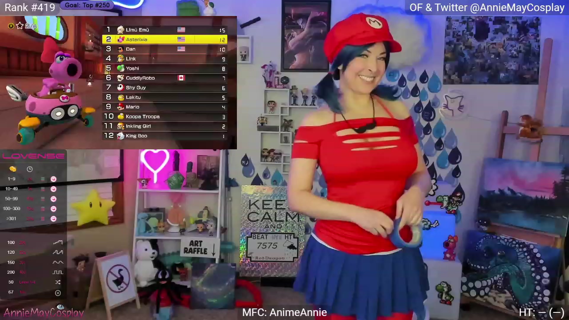 Gallery image thumbnail from AnimeAnnie's myfreecams stream on, 04/25/2023, 24:33 image 11 of 20