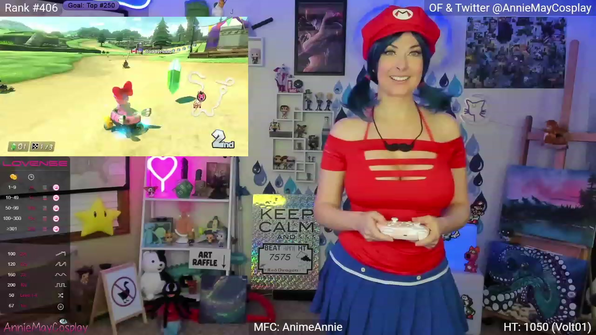 Gallery image thumbnail from AnimeAnnie's myfreecams stream on, 04/25/2023, 24:56 image 1 of 20