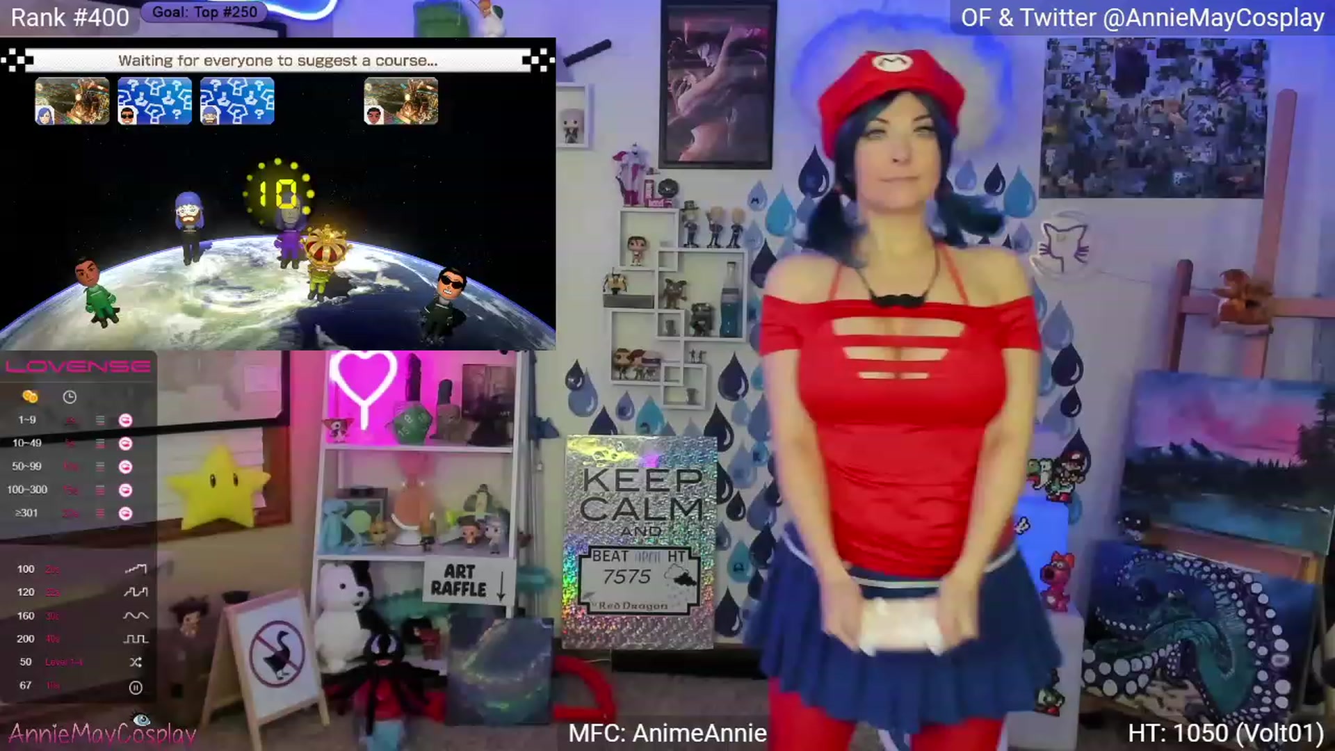 Gallery image thumbnail from AnimeAnnie's myfreecams stream on, 04/25/2023, 24:56 image 15 of 20