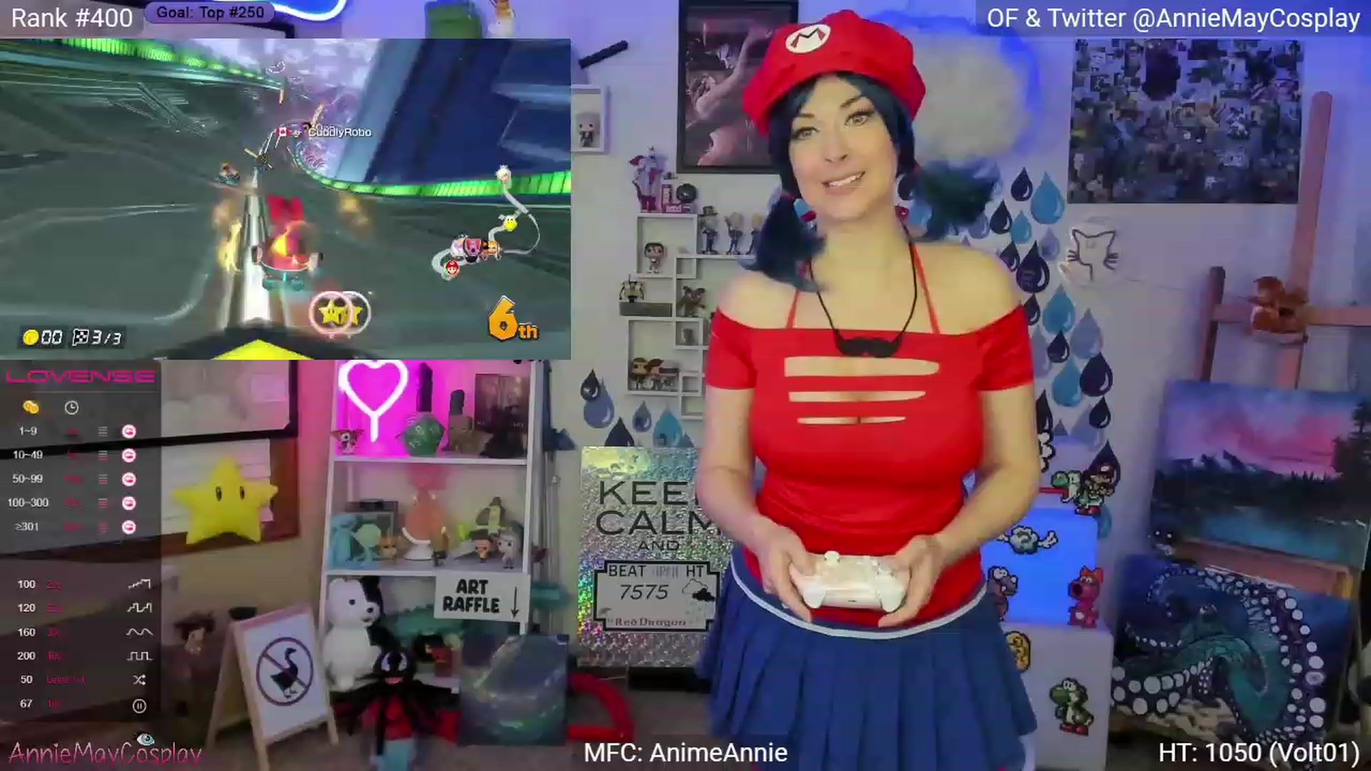 Gallery image thumbnail from AnimeAnnie's myfreecams stream on, 04/25/2023, 24:56 image 10 of 20