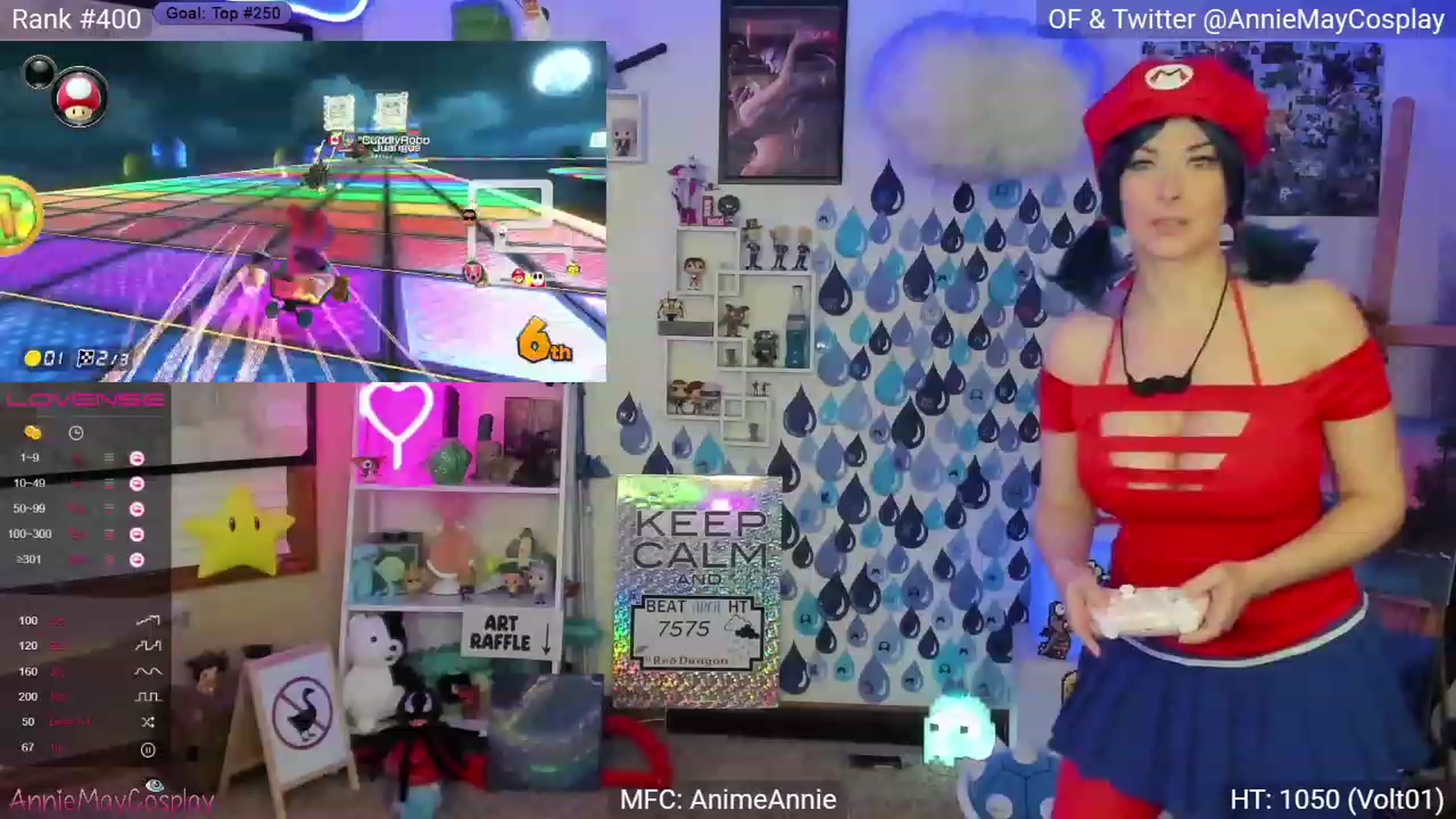 Gallery image thumbnail from AnimeAnnie's myfreecams stream on, 04/25/2023, 24:56 image 17 of 20