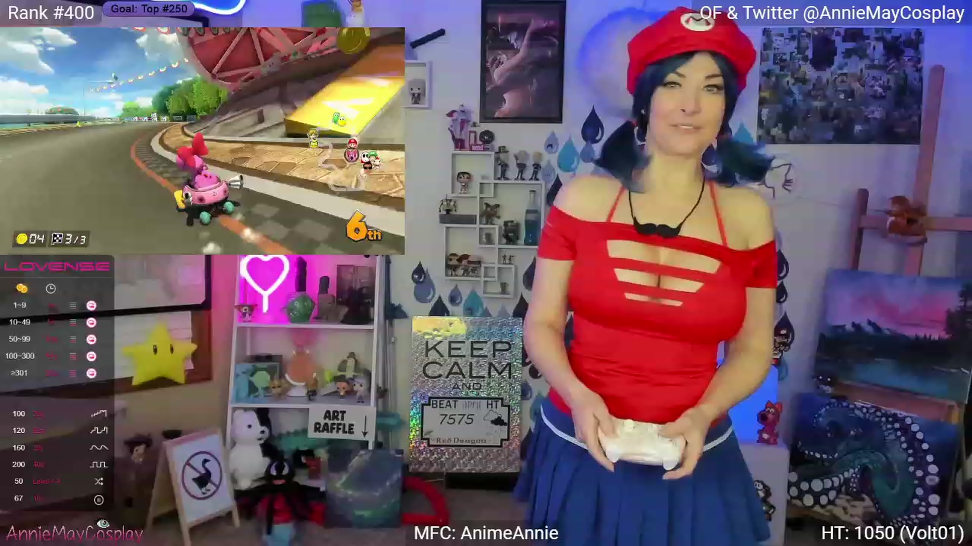 Gallery image thumbnail from AnimeAnnie's myfreecams stream on, 04/25/2023, 24:56 image 14 of 20