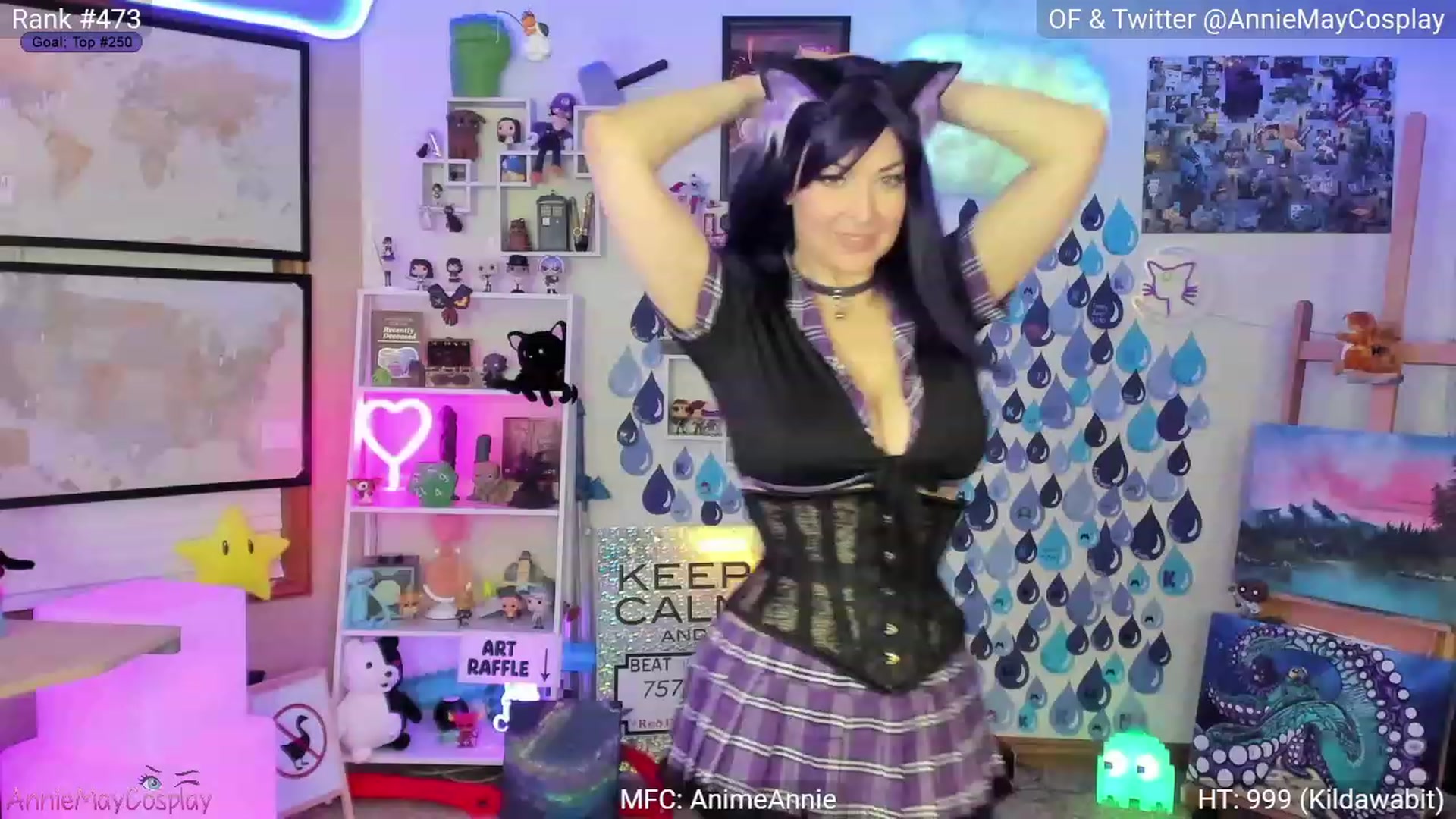 Gallery image thumbnail from AnimeAnnie's myfreecams stream on, 04/30/2023, 02:42 image 8 of 20