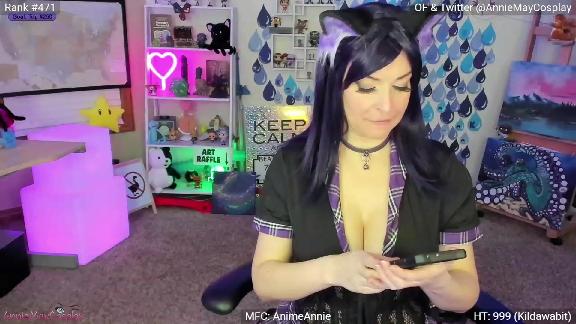 Gallery image thumbnail from AnimeAnnie's myfreecams stream on, 04/30/2023, 02:42 image 10 of 20