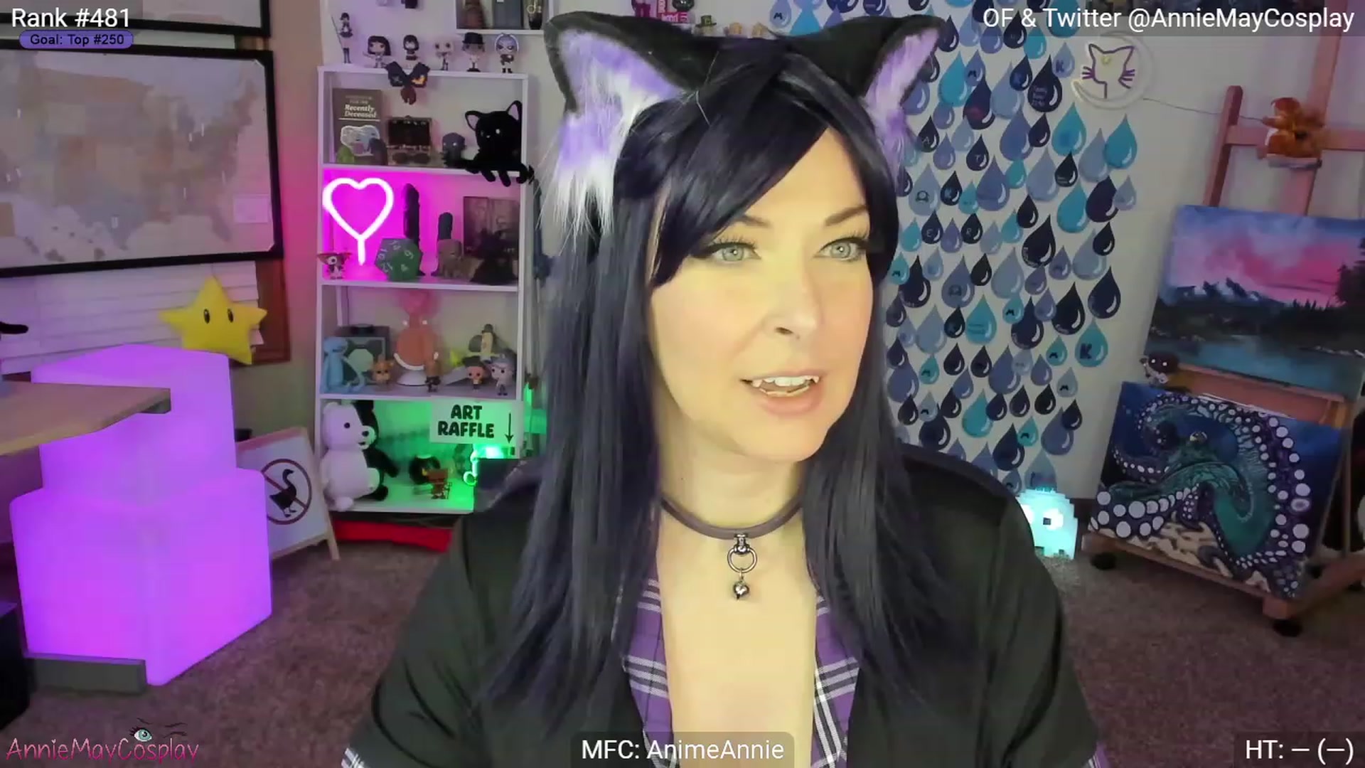 Gallery image thumbnail from AnimeAnnie's myfreecams stream on, 04/30/2023, 02:42 image 2 of 20