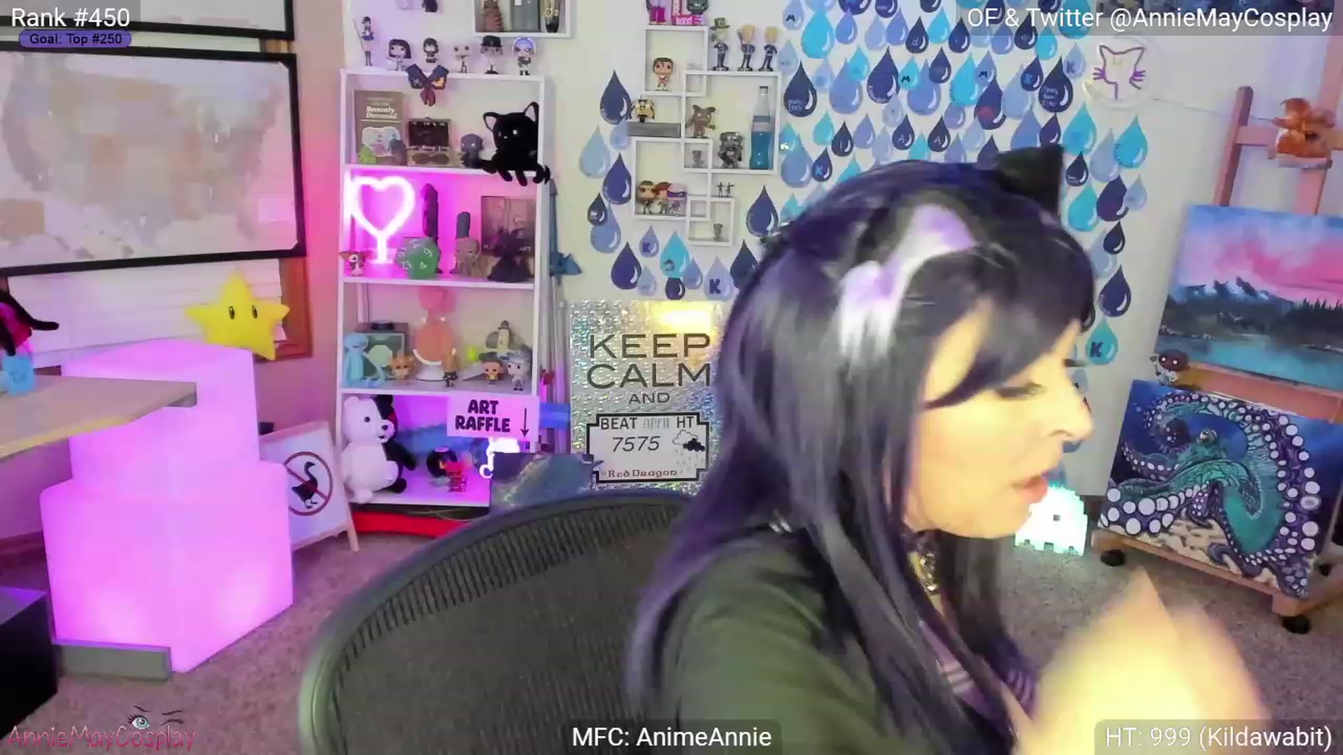 Gallery image thumbnail from AnimeAnnie's myfreecams stream on, 04/30/2023, 02:42 image 15 of 20
