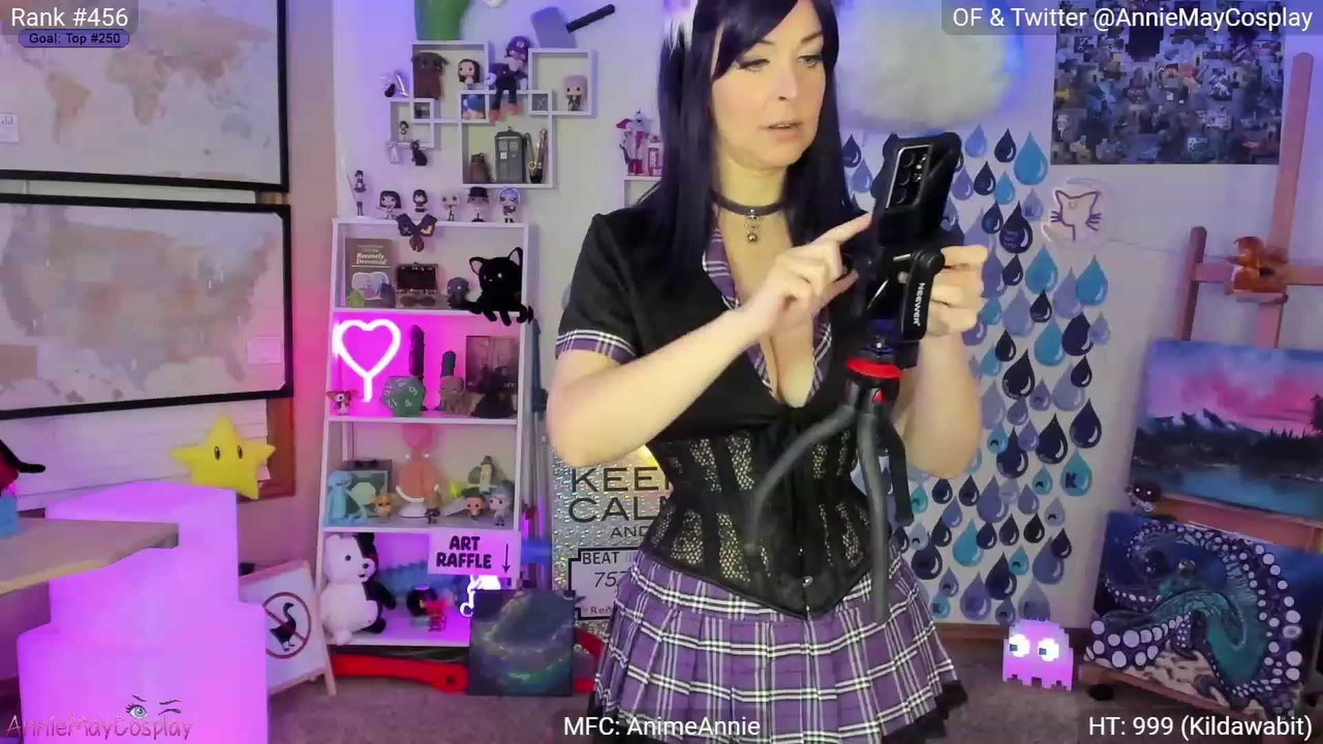 Gallery image thumbnail from AnimeAnnie's myfreecams stream on, 04/30/2023, 02:42 image 13 of 20