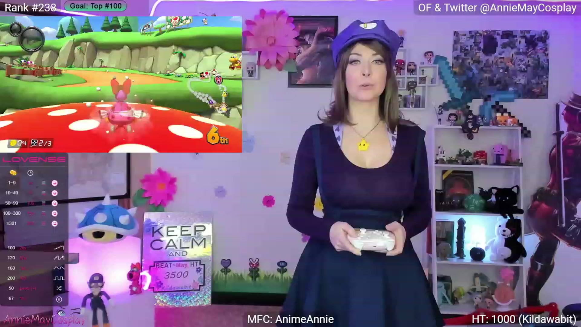 Gallery image thumbnail from AnimeAnnie's myfreecams stream on, 05/02/2023, 02:25 image 7 of 20