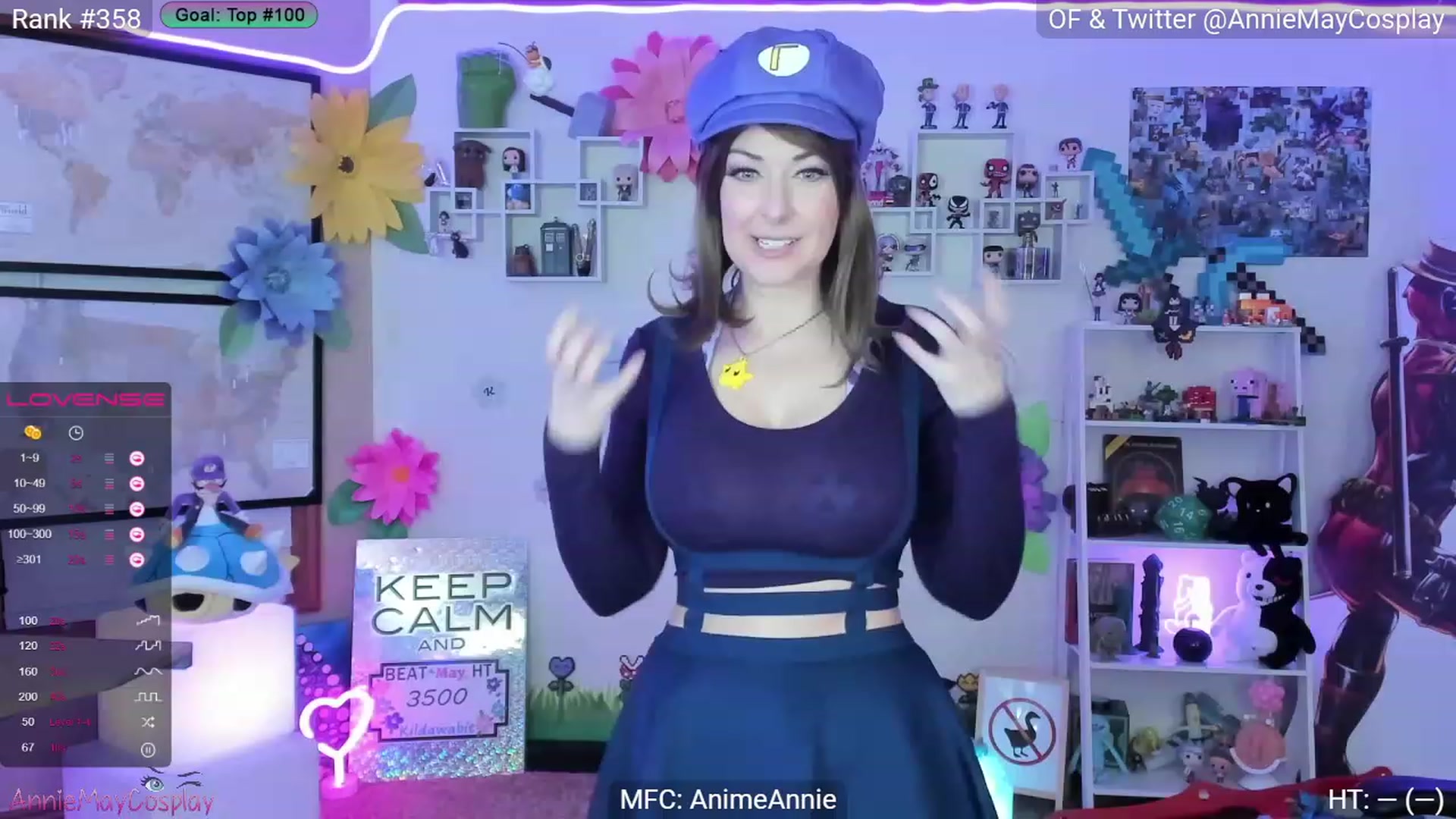 Gallery image thumbnail from AnimeAnnie's myfreecams stream on, 05/02/2023, 02:25 image 1 of 20