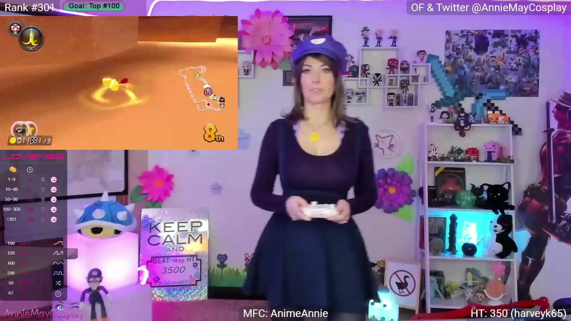 Gallery image thumbnail from AnimeAnnie's myfreecams stream on, 05/02/2023, 02:25 image 3 of 20