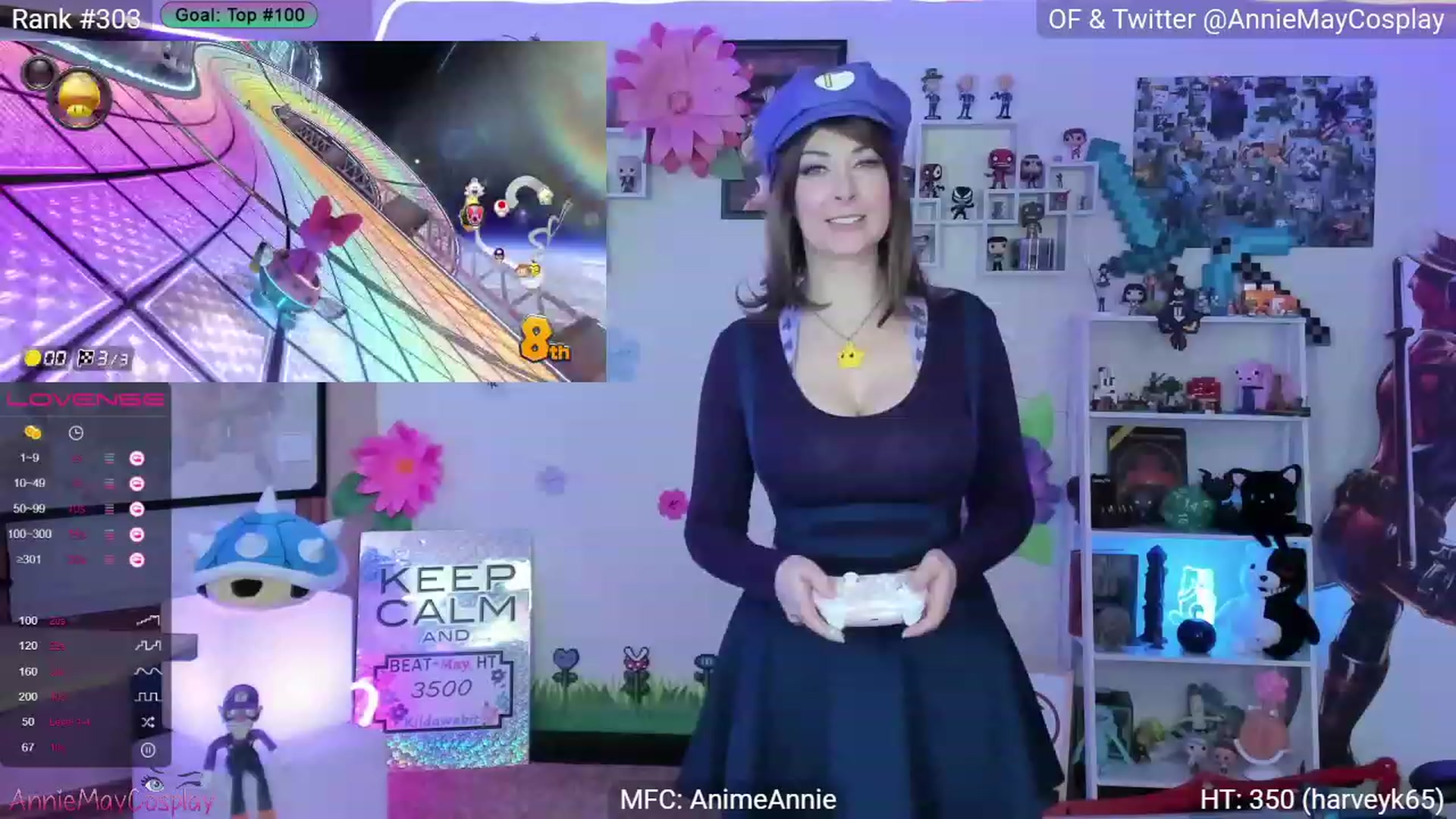 Gallery image thumbnail from AnimeAnnie's myfreecams stream on, 05/02/2023, 02:25 image 4 of 20