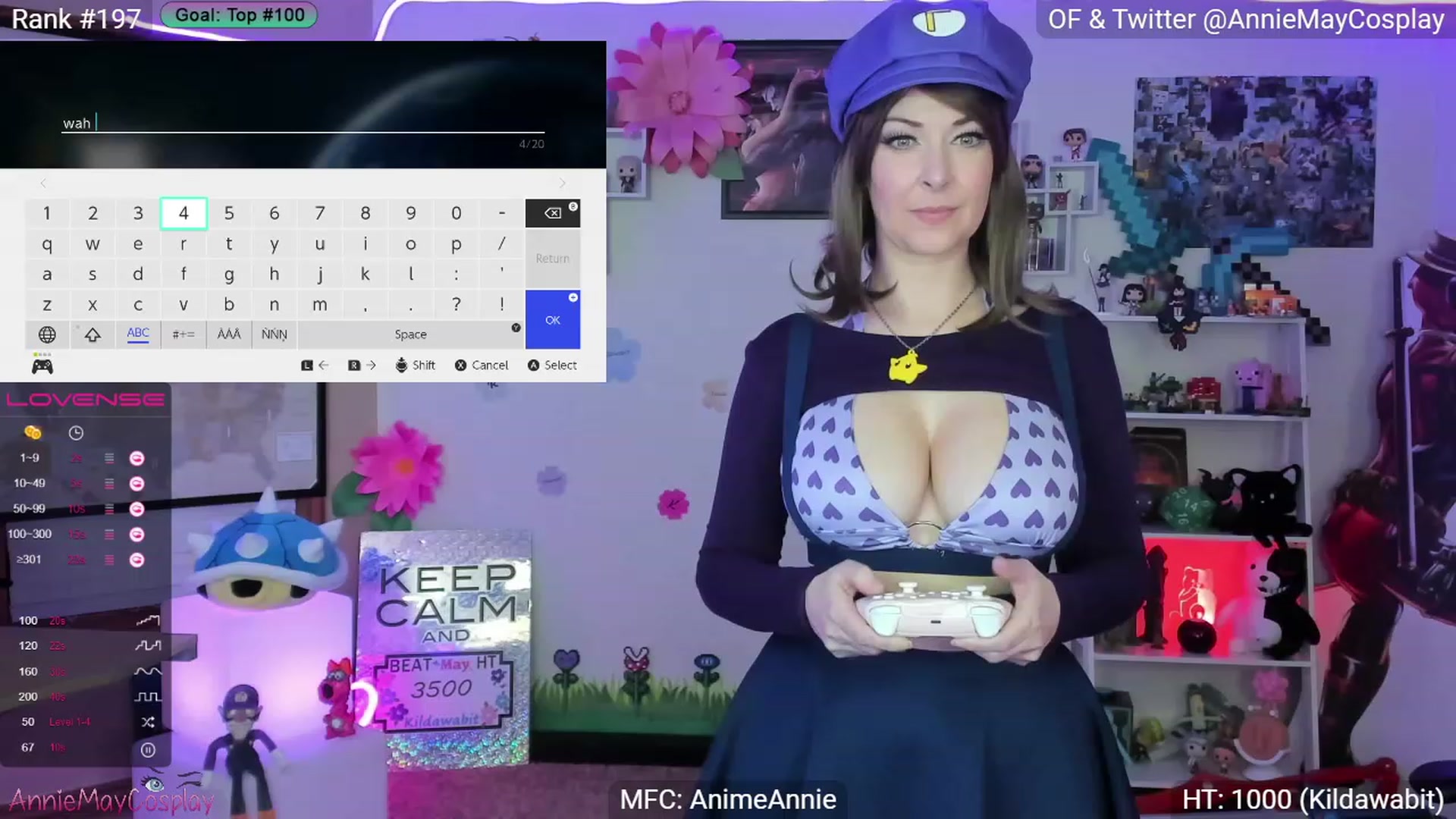 Gallery image thumbnail from AnimeAnnie's myfreecams stream on, 05/02/2023, 02:25 image 11 of 20