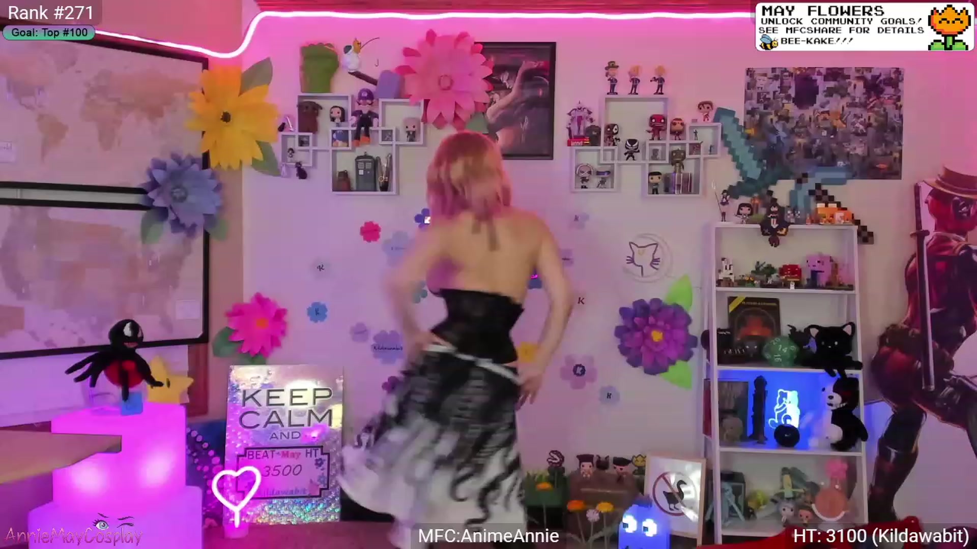 Gallery image thumbnail from AnimeAnnie's myfreecams stream on, 05/04/2023, 02:58 image 8 of 20