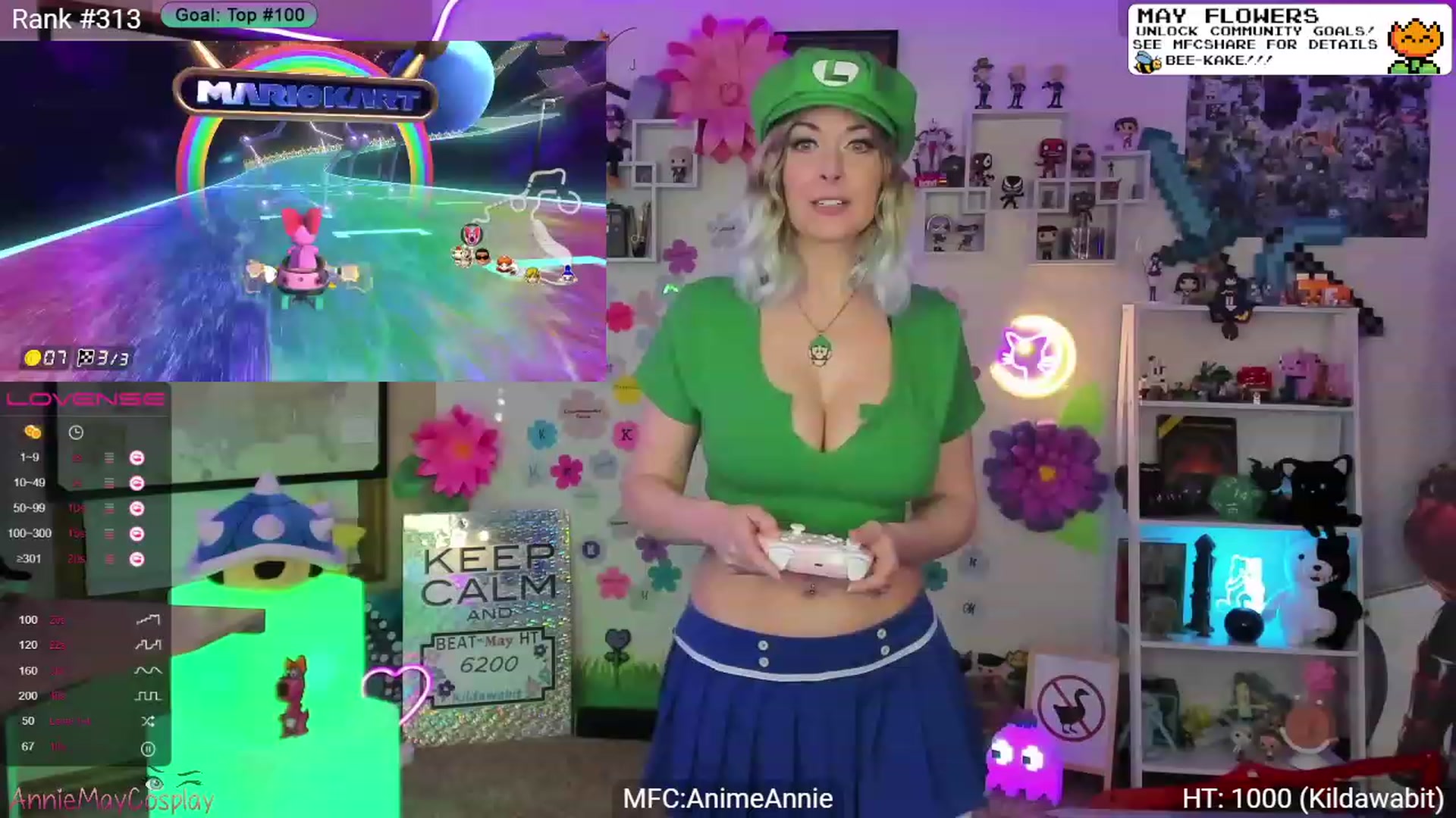 Gallery image thumbnail from AnimeAnnie's myfreecams stream on, 05/09/2023, 01:22 image 9 of 20