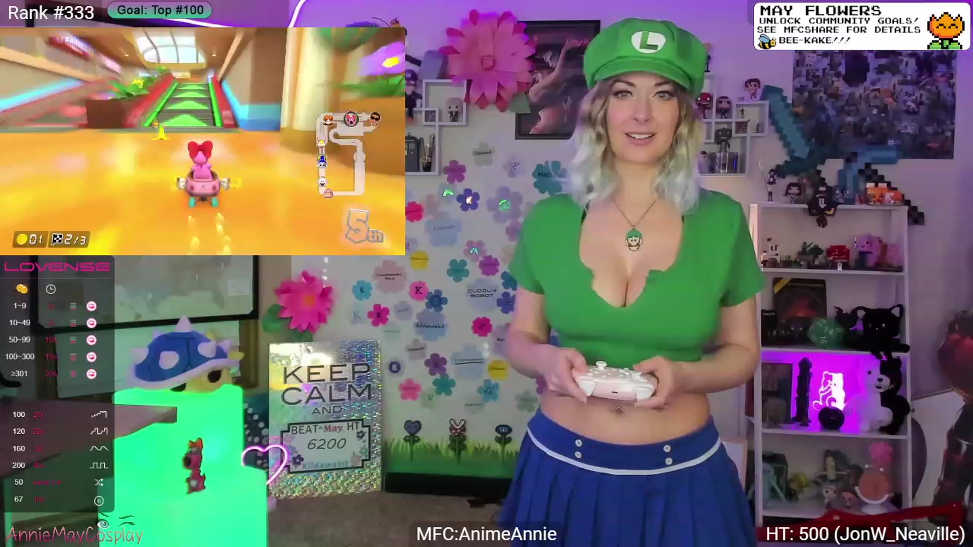 Gallery image thumbnail from AnimeAnnie's myfreecams stream on, 05/09/2023, 01:22 image 6 of 20