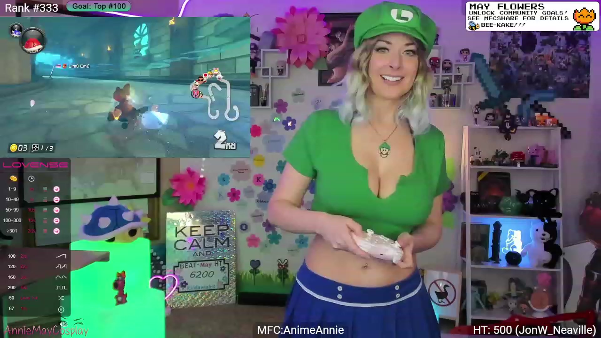 Gallery image thumbnail from AnimeAnnie's myfreecams stream on, 05/09/2023, 01:22 image 7 of 20