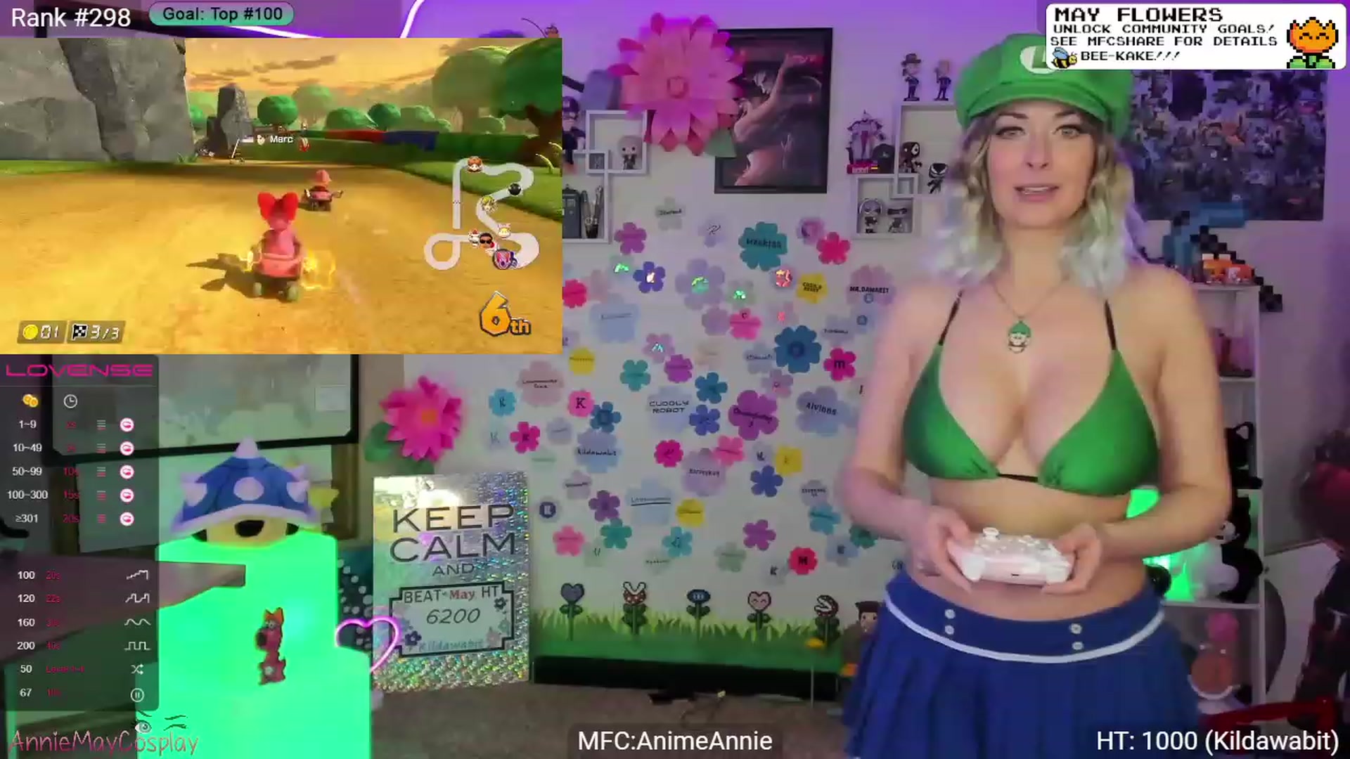 Gallery image thumbnail from AnimeAnnie's myfreecams stream on, 05/09/2023, 01:22 image 15 of 20