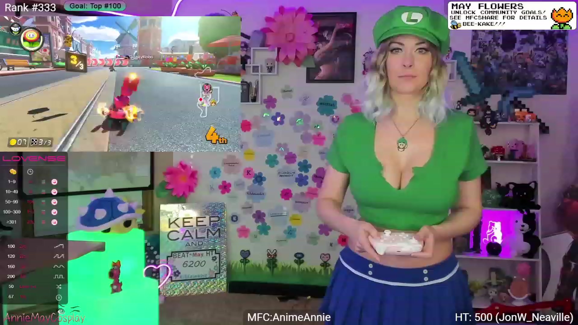 Gallery image thumbnail from AnimeAnnie's myfreecams stream on, 05/09/2023, 01:22 image 5 of 20