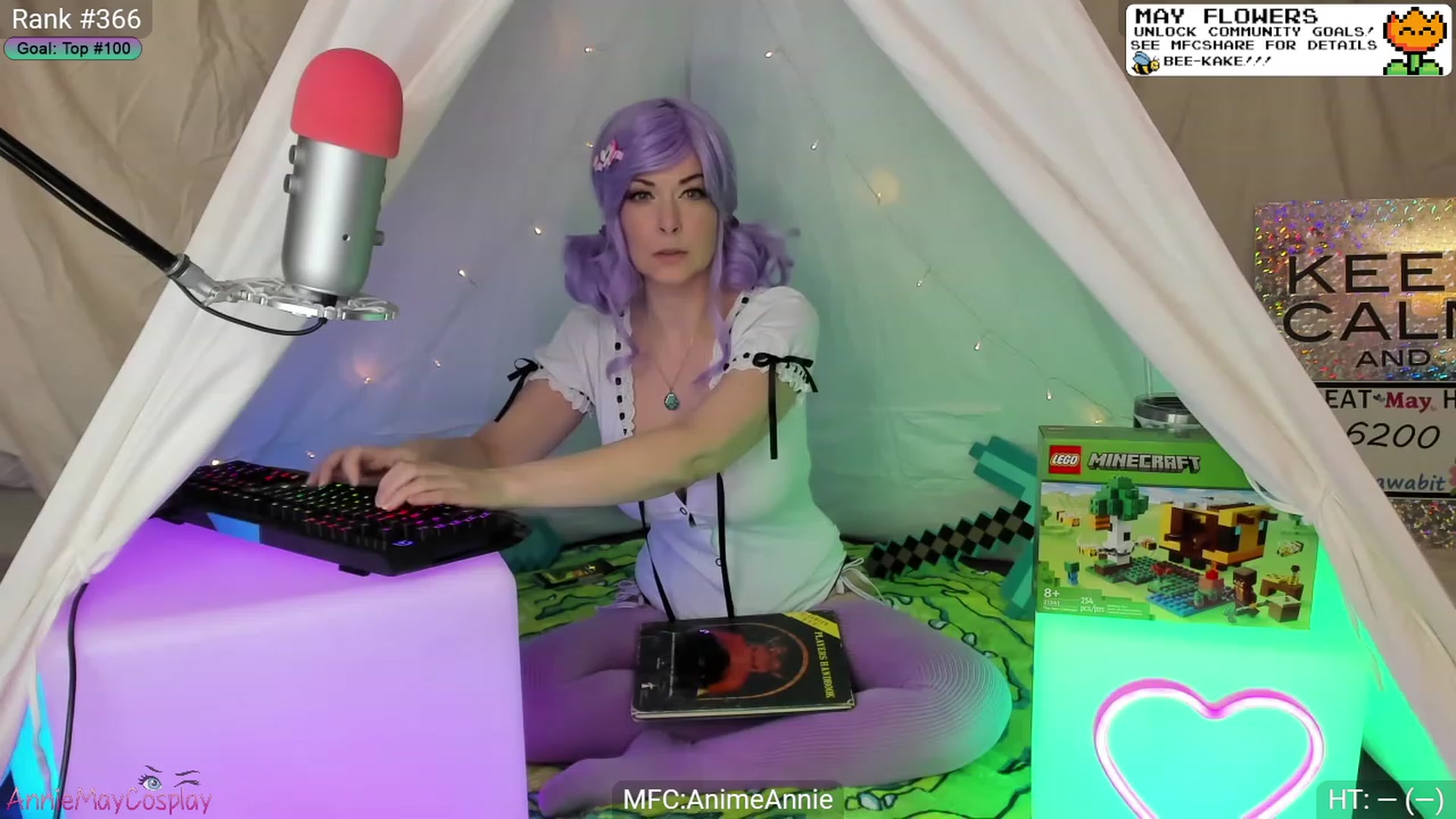 Gallery image thumbnail from AnimeAnnie's myfreecams stream on, 05/11/2023, 04:26 image 1 of 20