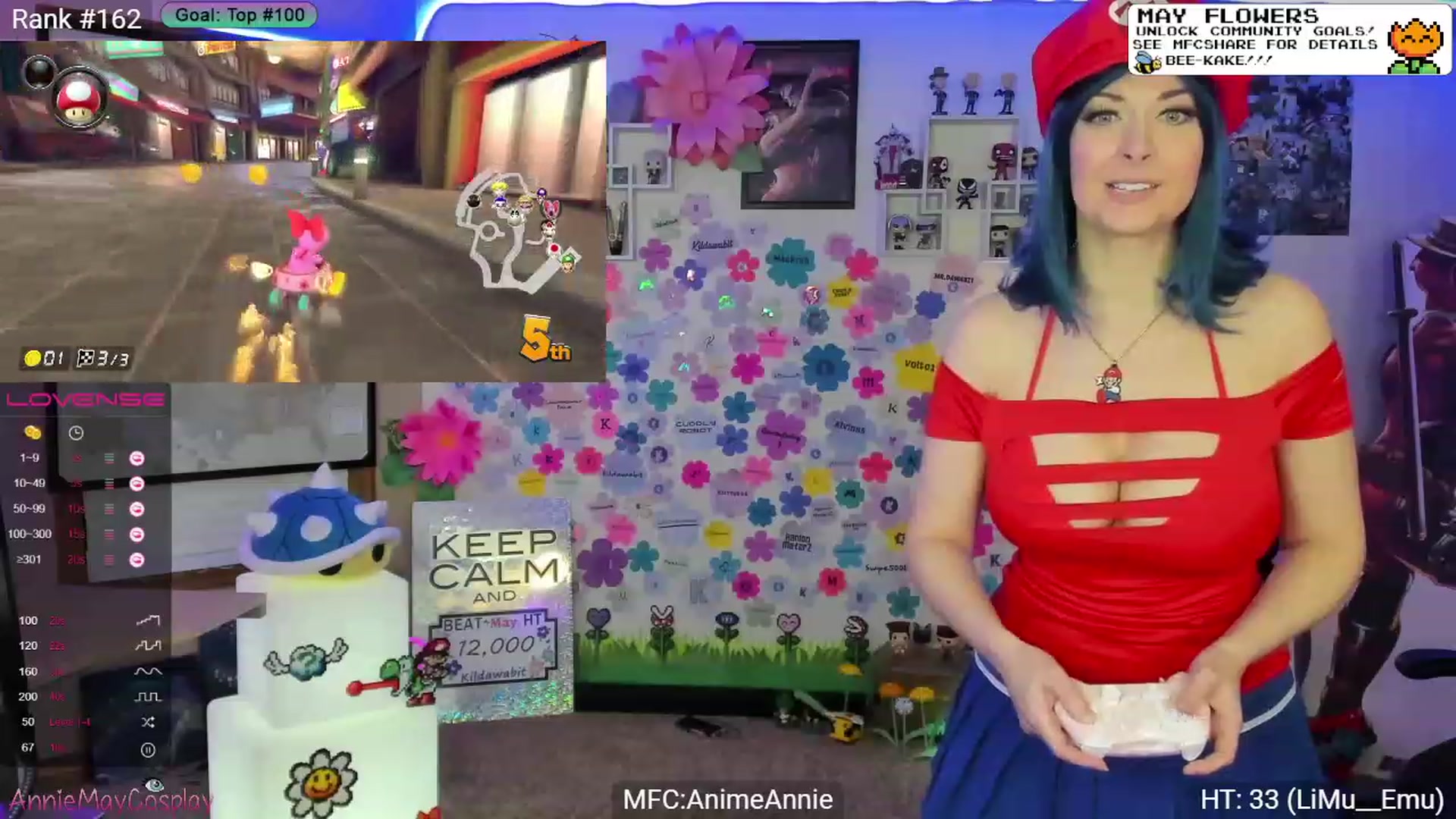 Gallery image thumbnail from AnimeAnnie's myfreecams stream on, 05/16/2023, 01:38 image 7 of 20