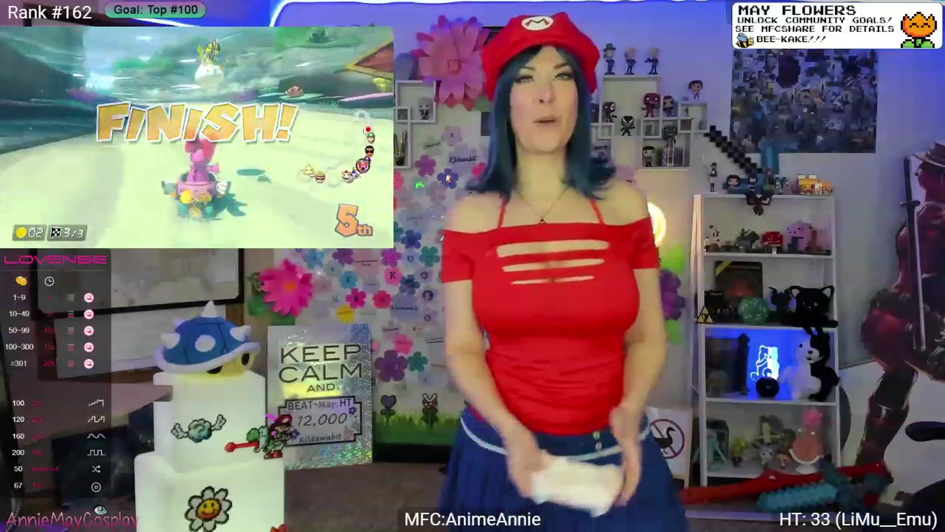 Gallery image thumbnail from AnimeAnnie's myfreecams stream on, 05/16/2023, 01:38 image 8 of 20