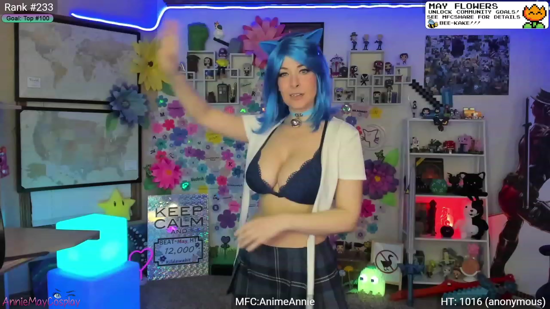 Gallery image thumbnail from AnimeAnnie's myfreecams stream on, 05/28/2023, 03:30 image 5 of 20