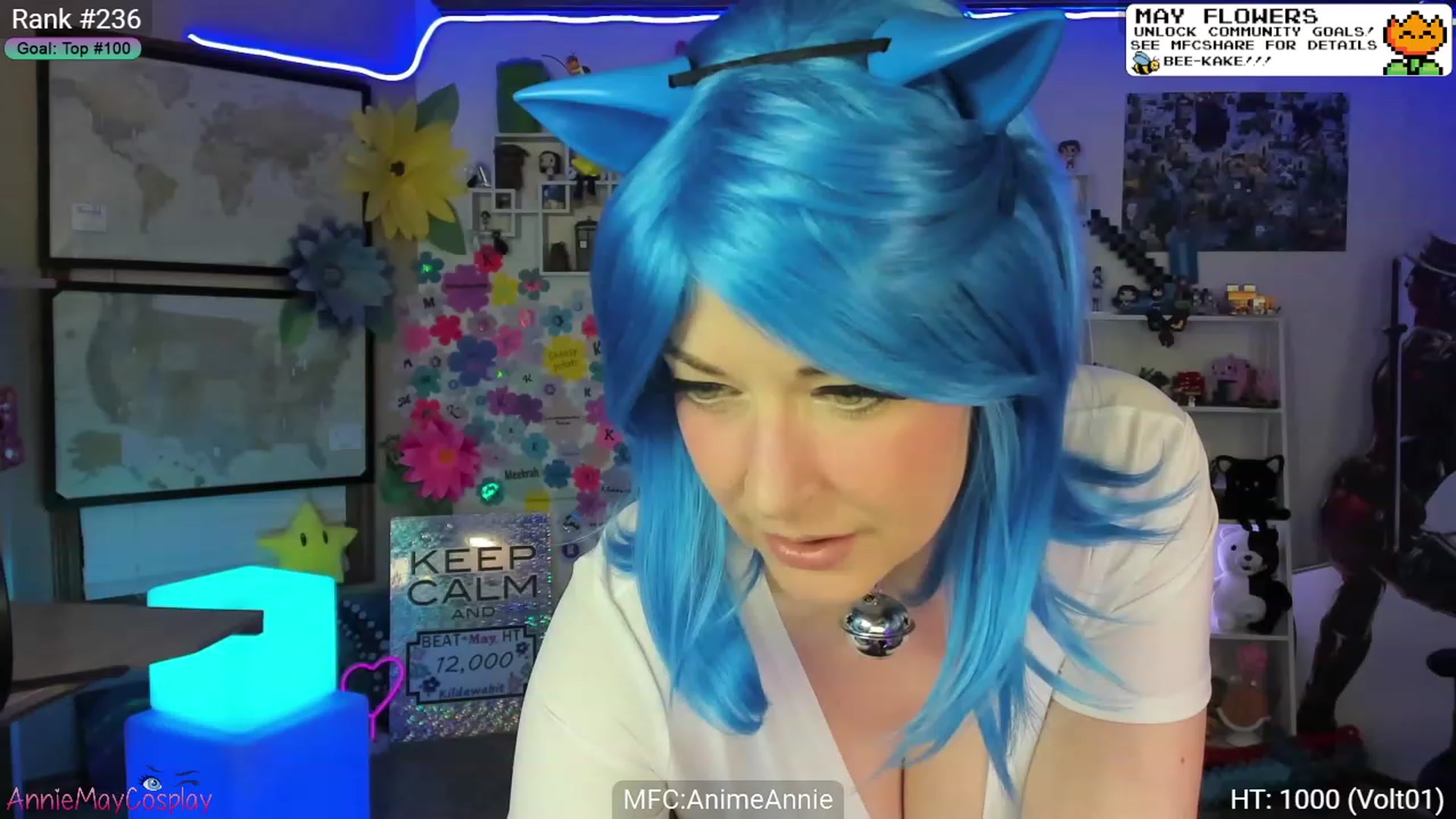Gallery image thumbnail from AnimeAnnie's myfreecams stream on, 05/28/2023, 03:30 image 2 of 20