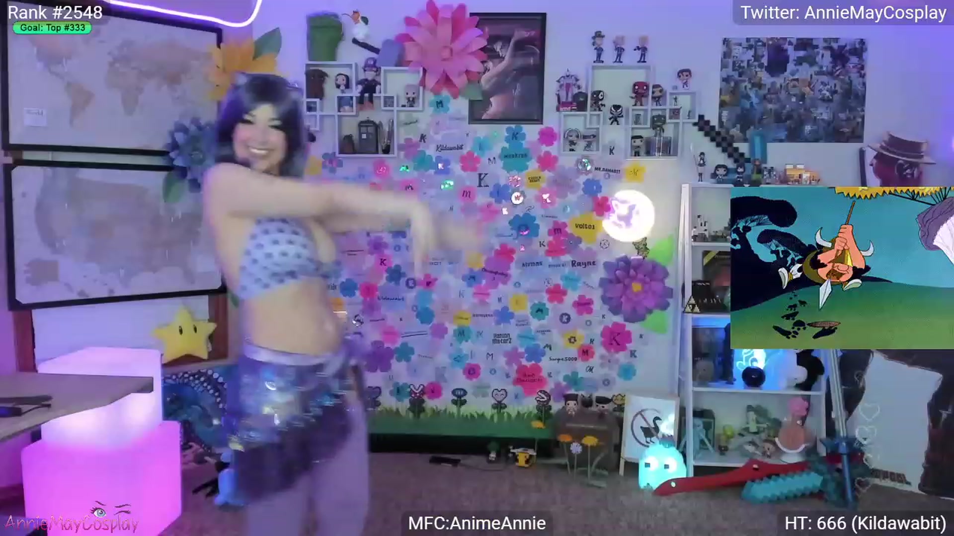 Gallery image thumbnail from AnimeAnnie's myfreecams stream on, 06/04/2023, 03:37 image 12 of 20