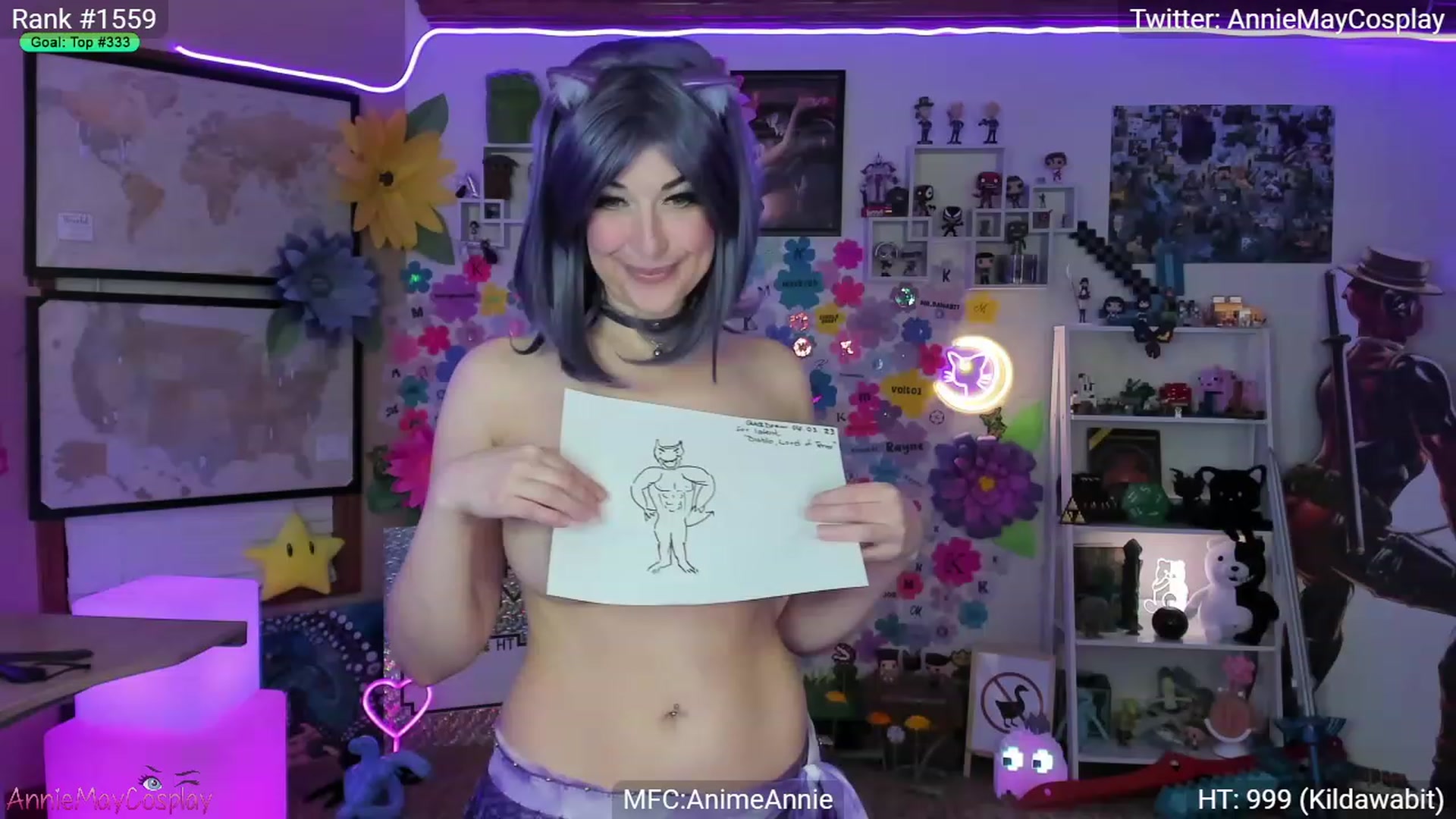 Gallery image thumbnail from AnimeAnnie's myfreecams stream on, 06/04/2023, 03:37 image 18 of 20