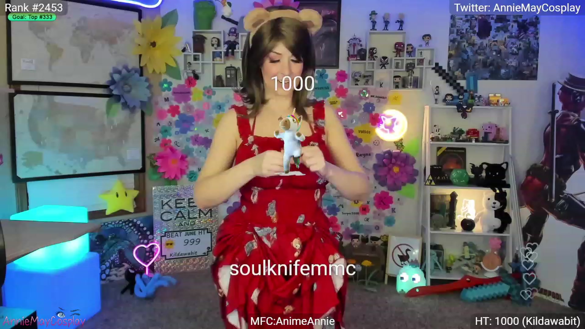 Gallery image thumbnail from AnimeAnnie's myfreecams stream on, 06/08/2023, 02:48 image 2 of 20