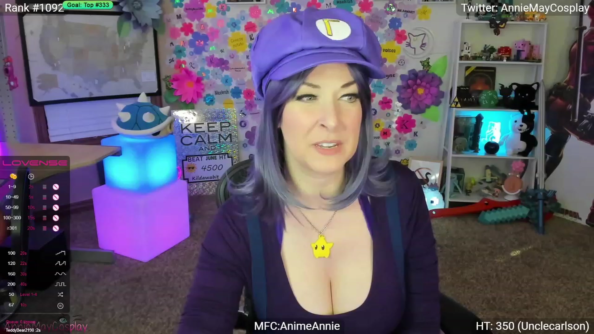 Gallery image thumbnail from AnimeAnnie's myfreecams stream on, 06/13/2023, 01:26 image 6 of 20