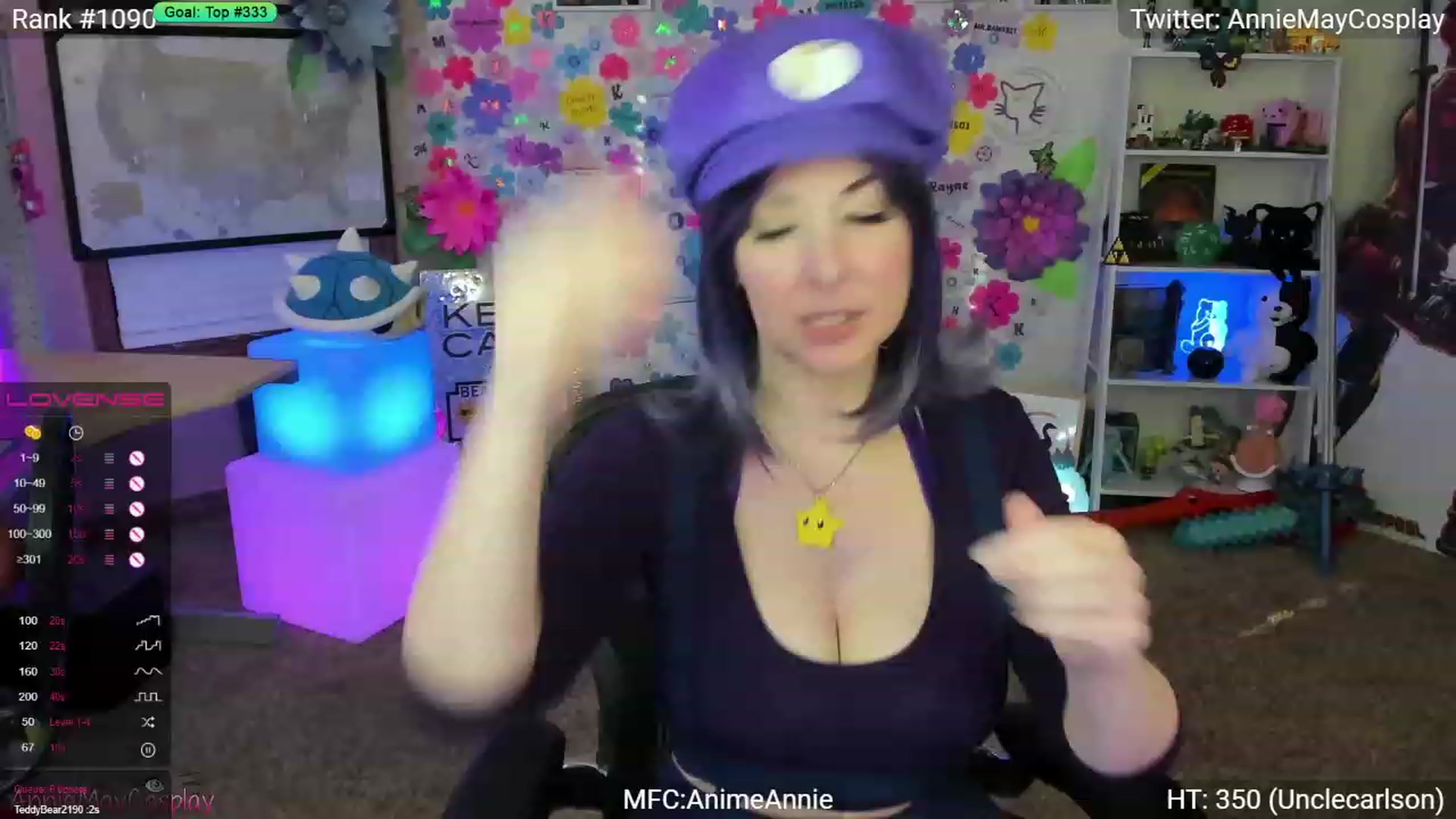 Gallery image thumbnail from AnimeAnnie's myfreecams stream on, 06/13/2023, 01:26 image 8 of 20