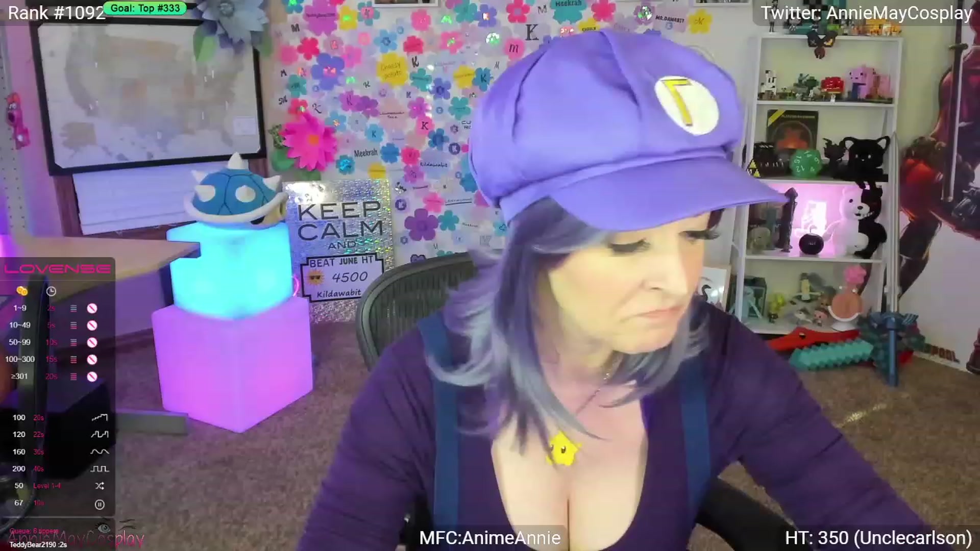 Gallery image thumbnail from AnimeAnnie's myfreecams stream on, 06/13/2023, 01:26 image 7 of 20