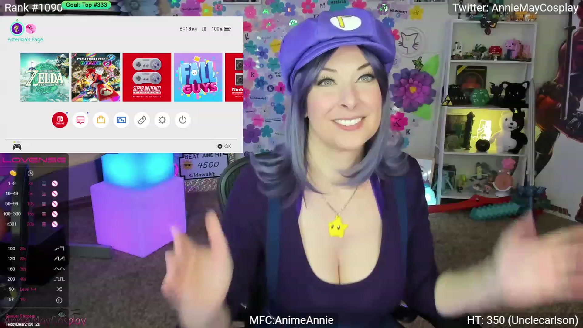 Gallery image thumbnail from AnimeAnnie's myfreecams stream on, 06/13/2023, 01:26 image 11 of 20