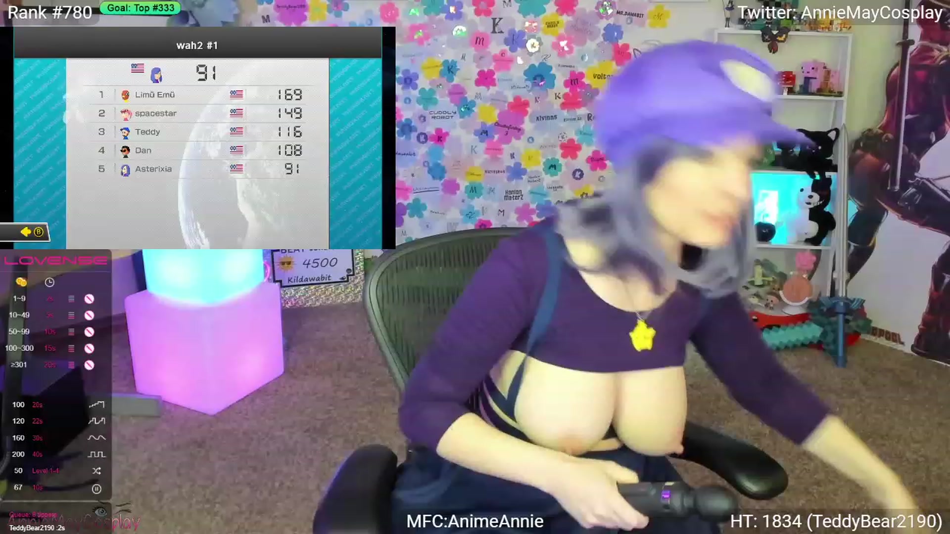 Gallery image thumbnail from AnimeAnnie's myfreecams stream on, 06/13/2023, 03:42 image 14 of 20