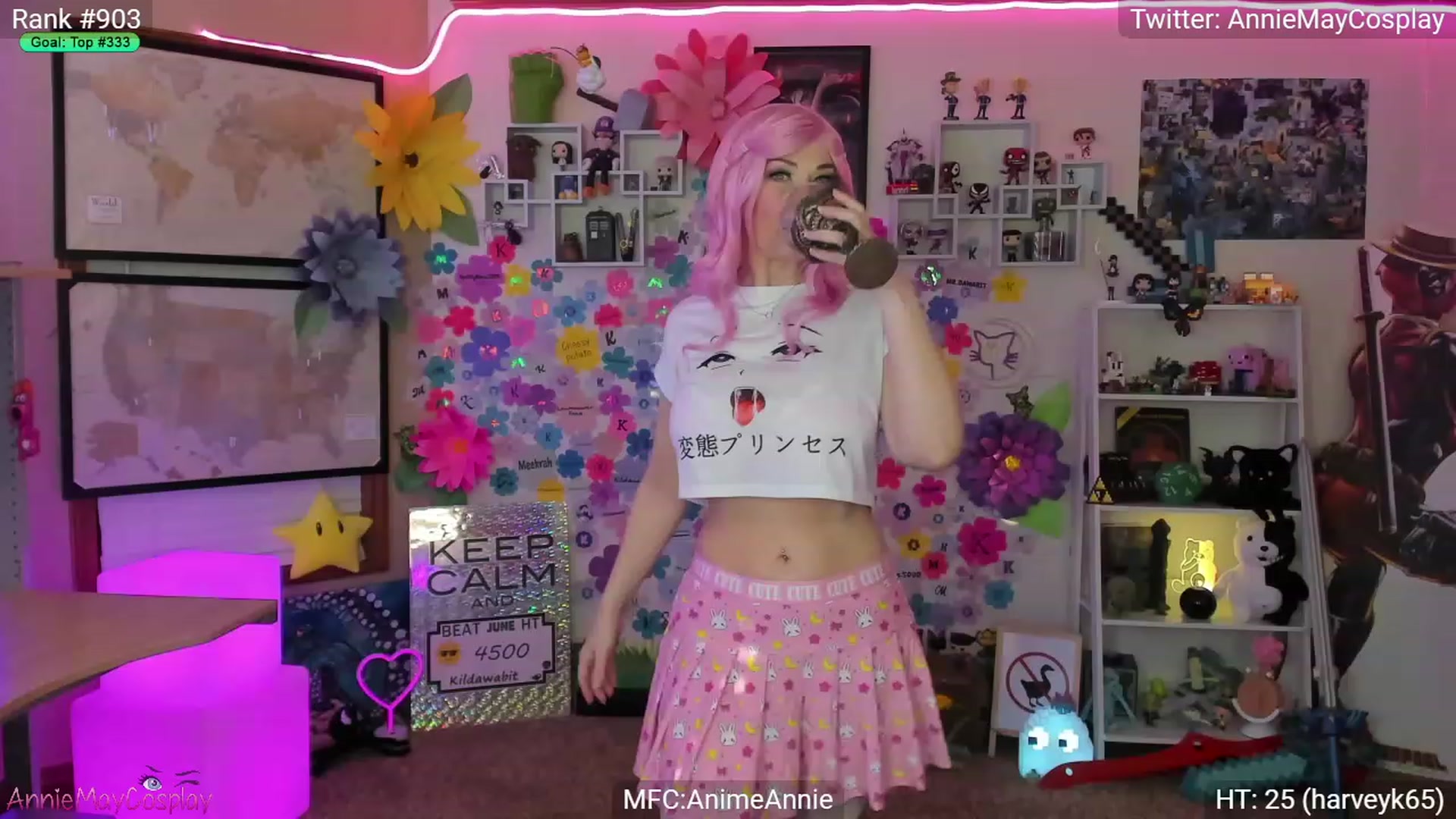 Gallery image thumbnail from AnimeAnnie's myfreecams stream on, 06/15/2023, 02:35 image 2 of 20