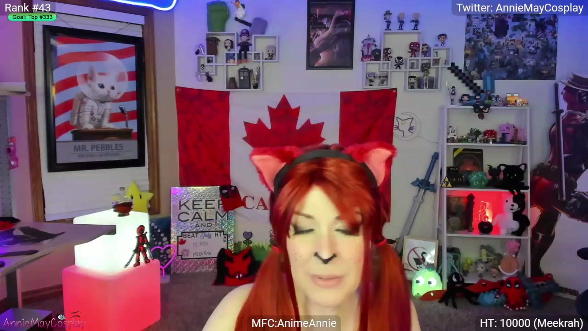 Gallery image thumbnail from AnimeAnnie's myfreecams stream on, 07/02/2023, 04:14 image 19 of 20