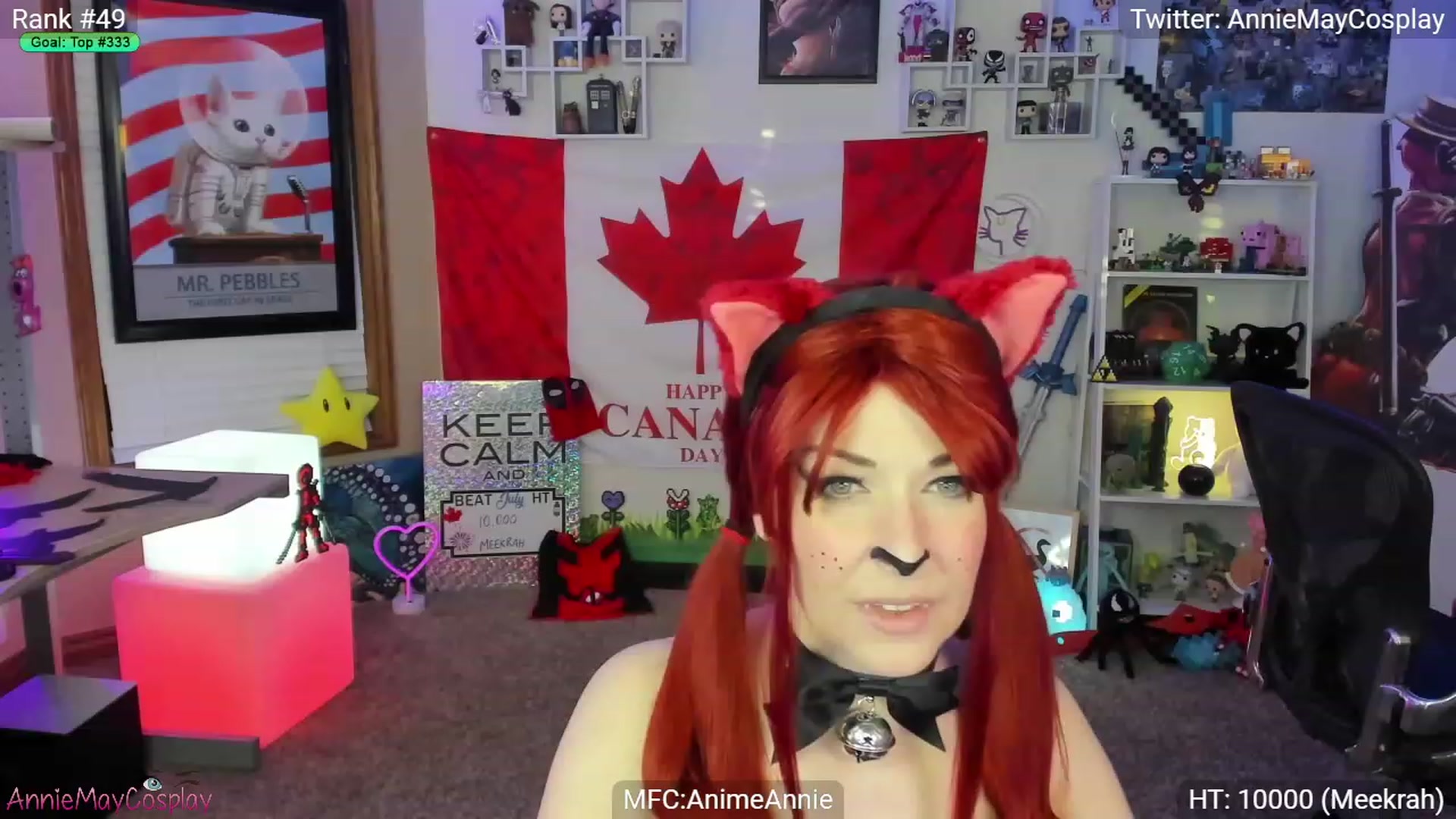 Gallery image thumbnail from AnimeAnnie's myfreecams stream on, 07/02/2023, 04:14 image 2 of 20
