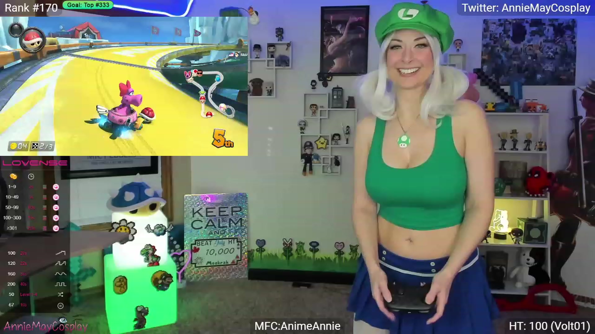 Gallery image thumbnail from AnimeAnnie's myfreecams stream on, 07/04/2023, 02:52 image 3 of 20