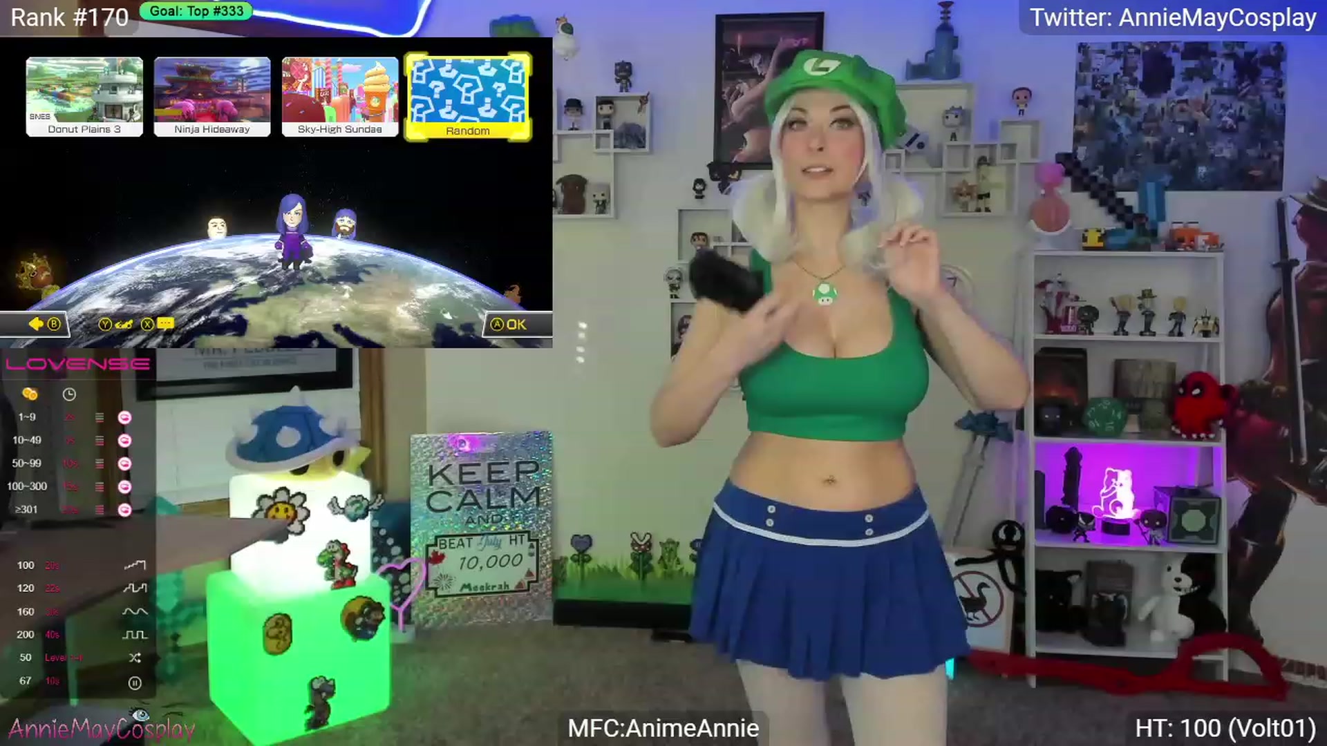 Gallery image thumbnail from AnimeAnnie's myfreecams stream on, 07/04/2023, 02:52 image 1 of 20