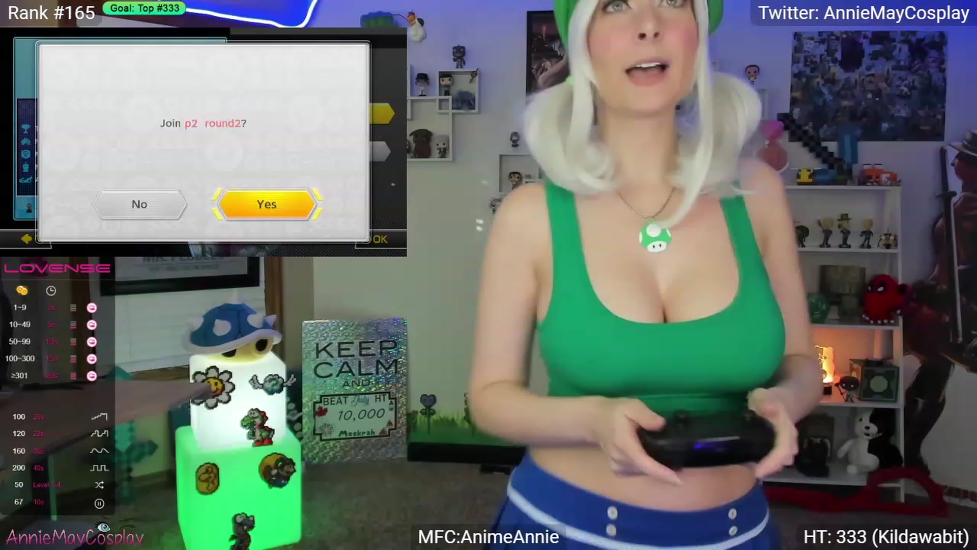 Gallery image thumbnail from AnimeAnnie's myfreecams stream on, 07/04/2023, 02:52 image 8 of 20