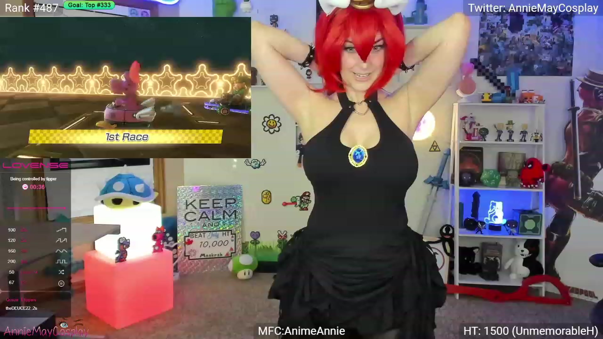 Gallery image thumbnail from AnimeAnnie's myfreecams stream on, 07/11/2023, 01:47 image 6 of 20