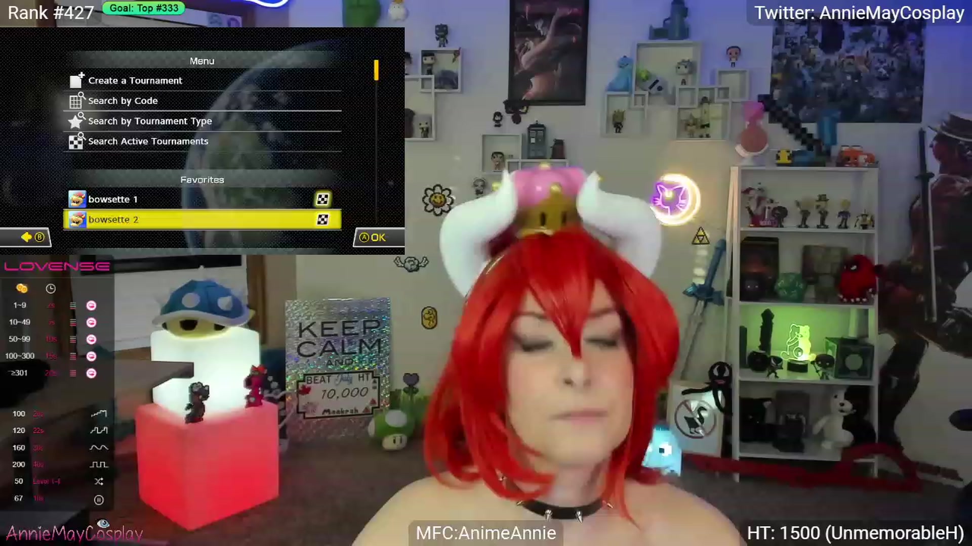 Gallery image thumbnail from AnimeAnnie's myfreecams stream on, 07/11/2023, 03:38 image 1 of 20